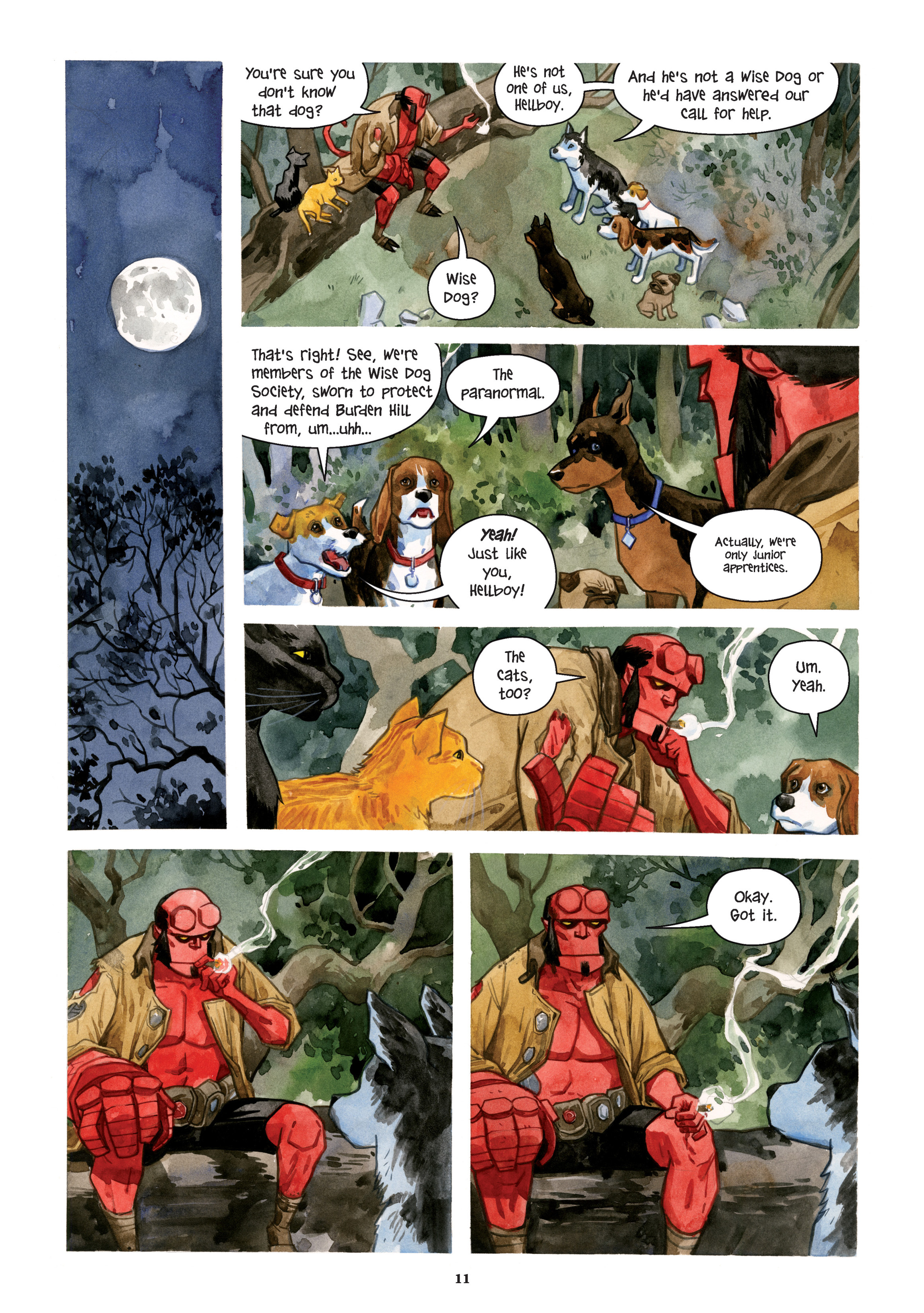 Read online Beasts of Burden: Neighborhood Watch (2019) comic -  Issue # TPB (Part 1) - 14