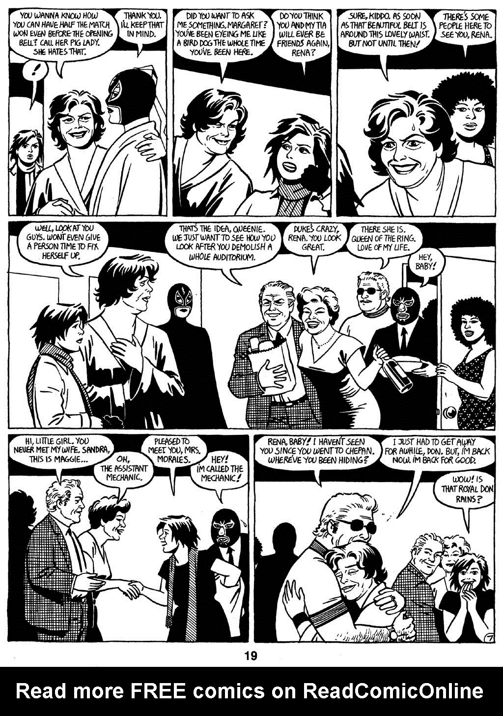 Read online Love and Rockets (1982) comic -  Issue #16 - 21