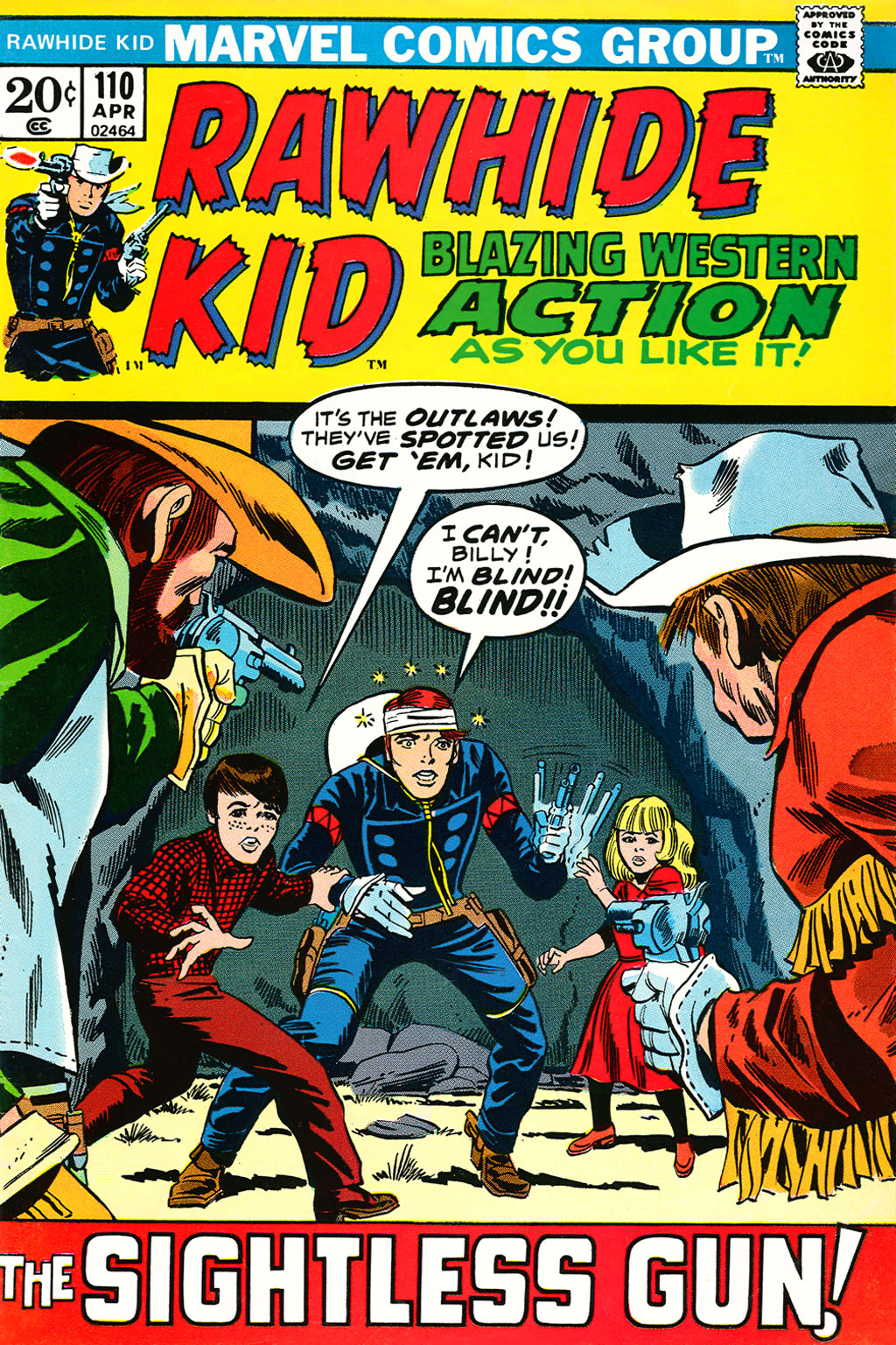Read online The Rawhide Kid comic -  Issue #110 - 1