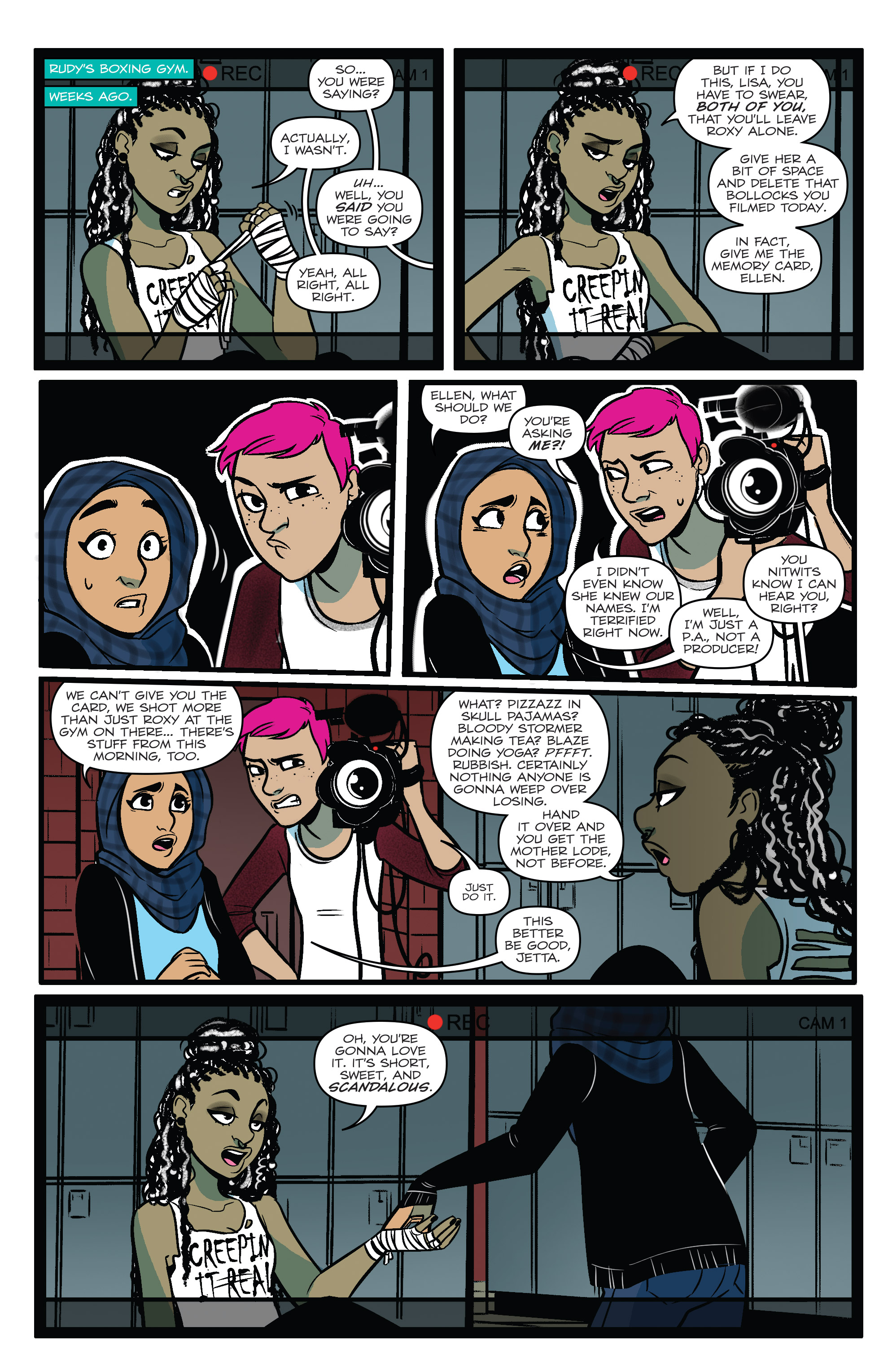 Read online Jem: The Misfits comic -  Issue #5 - 6