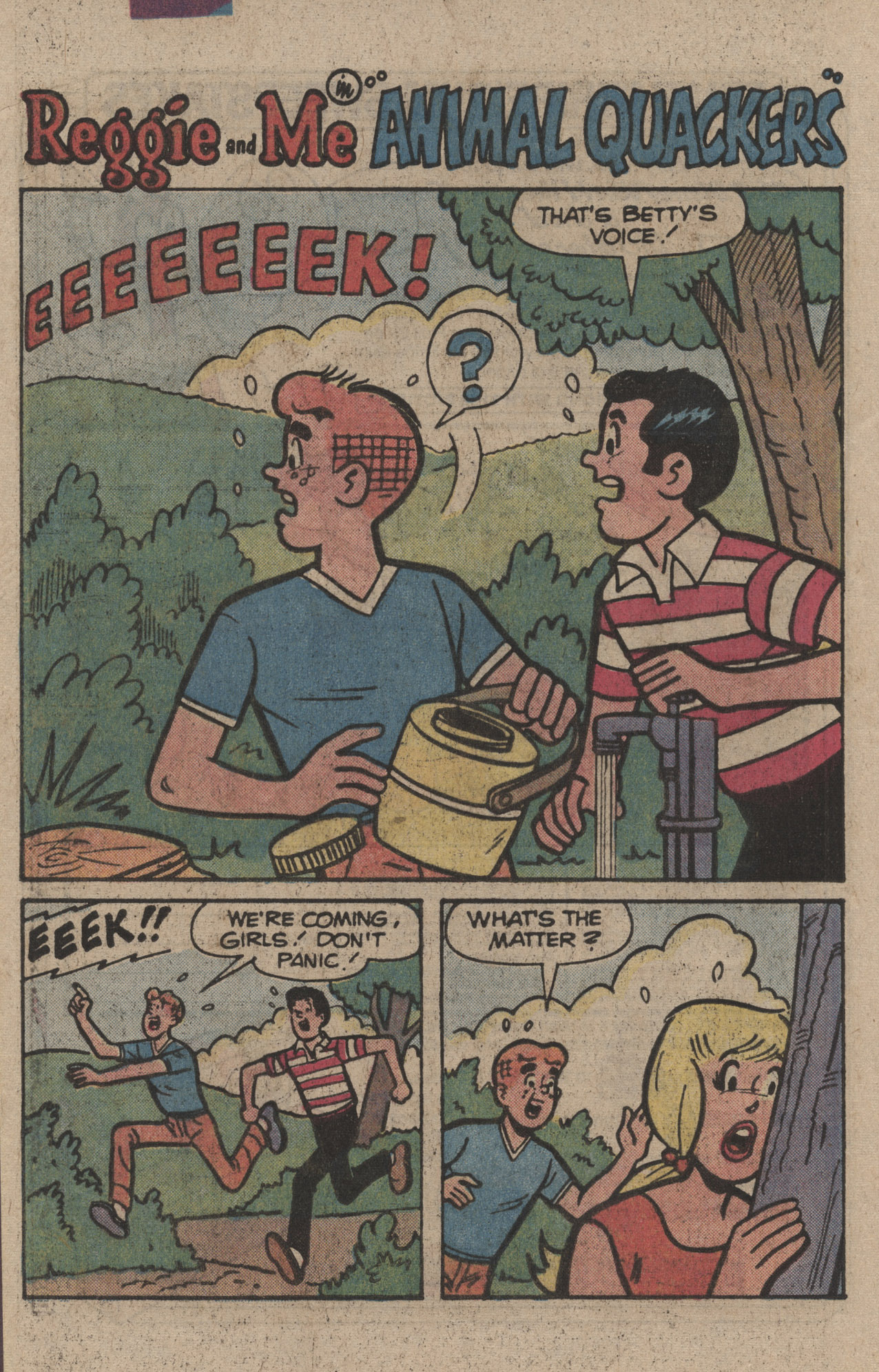 Read online Reggie and Me (1966) comic -  Issue #117 - 20