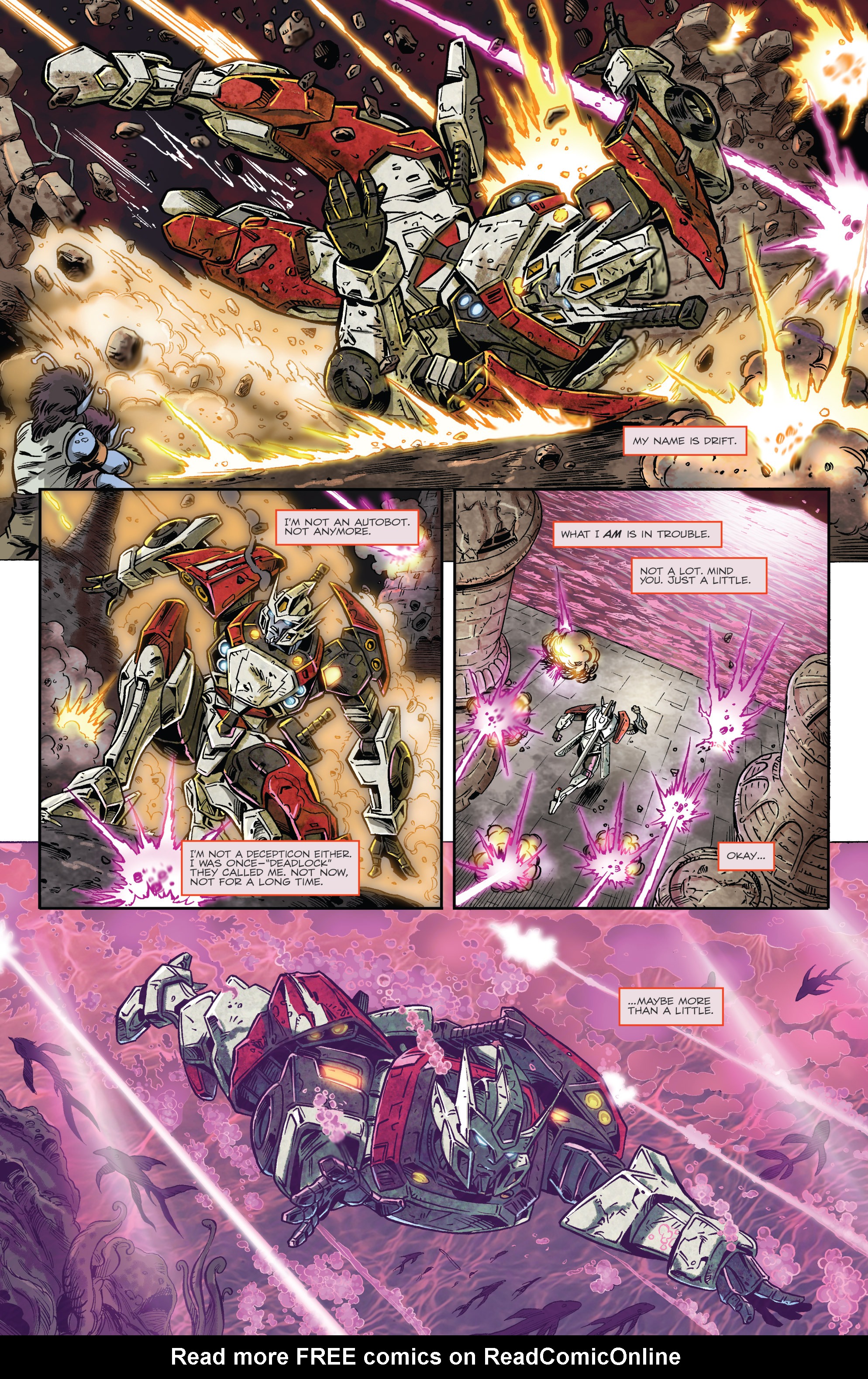 Read online The Transformers: Drift - Empire of Stone comic -  Issue #1 - 4