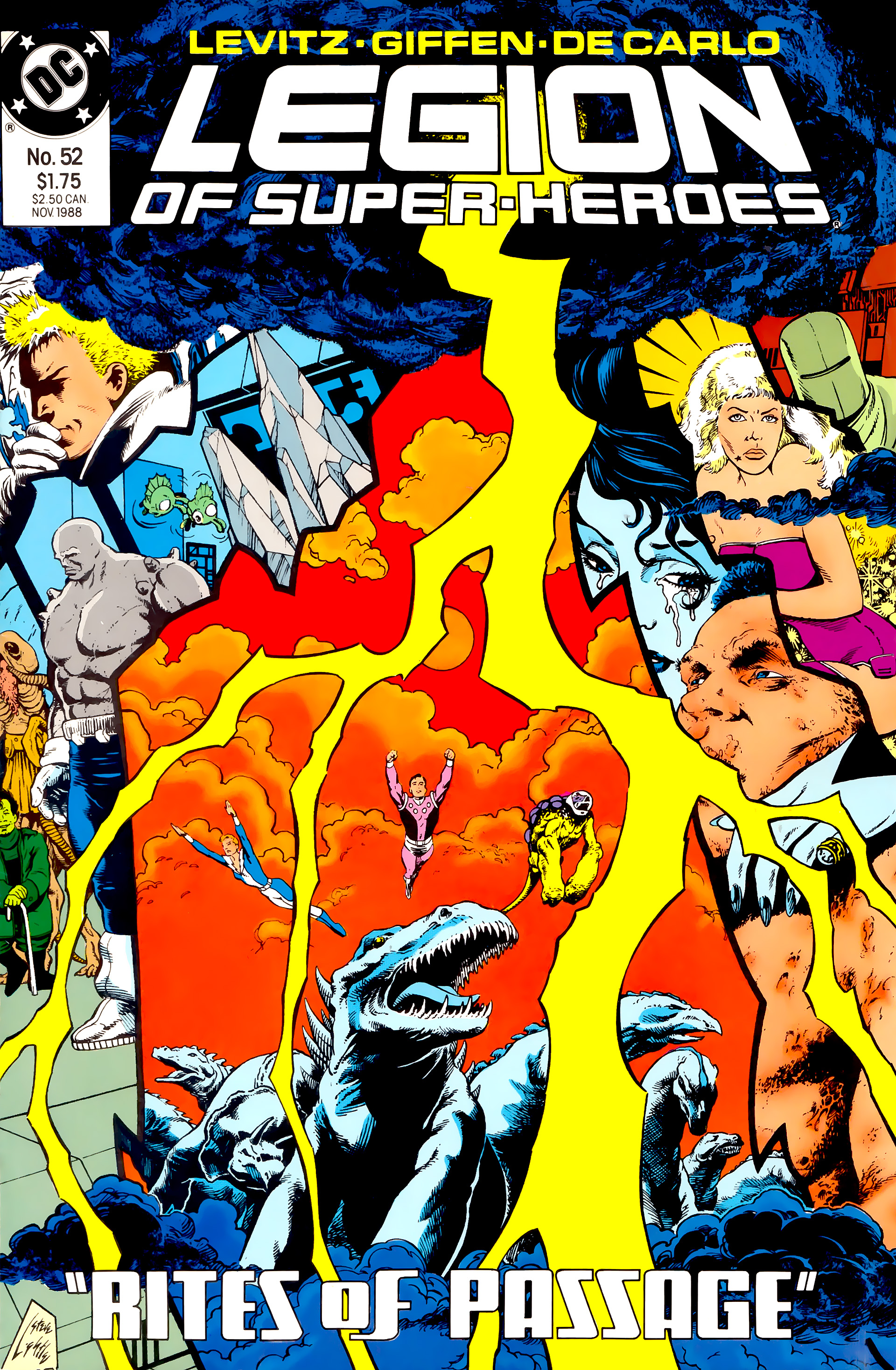 Read online Legion of Super-Heroes (1984) comic -  Issue #52 - 1