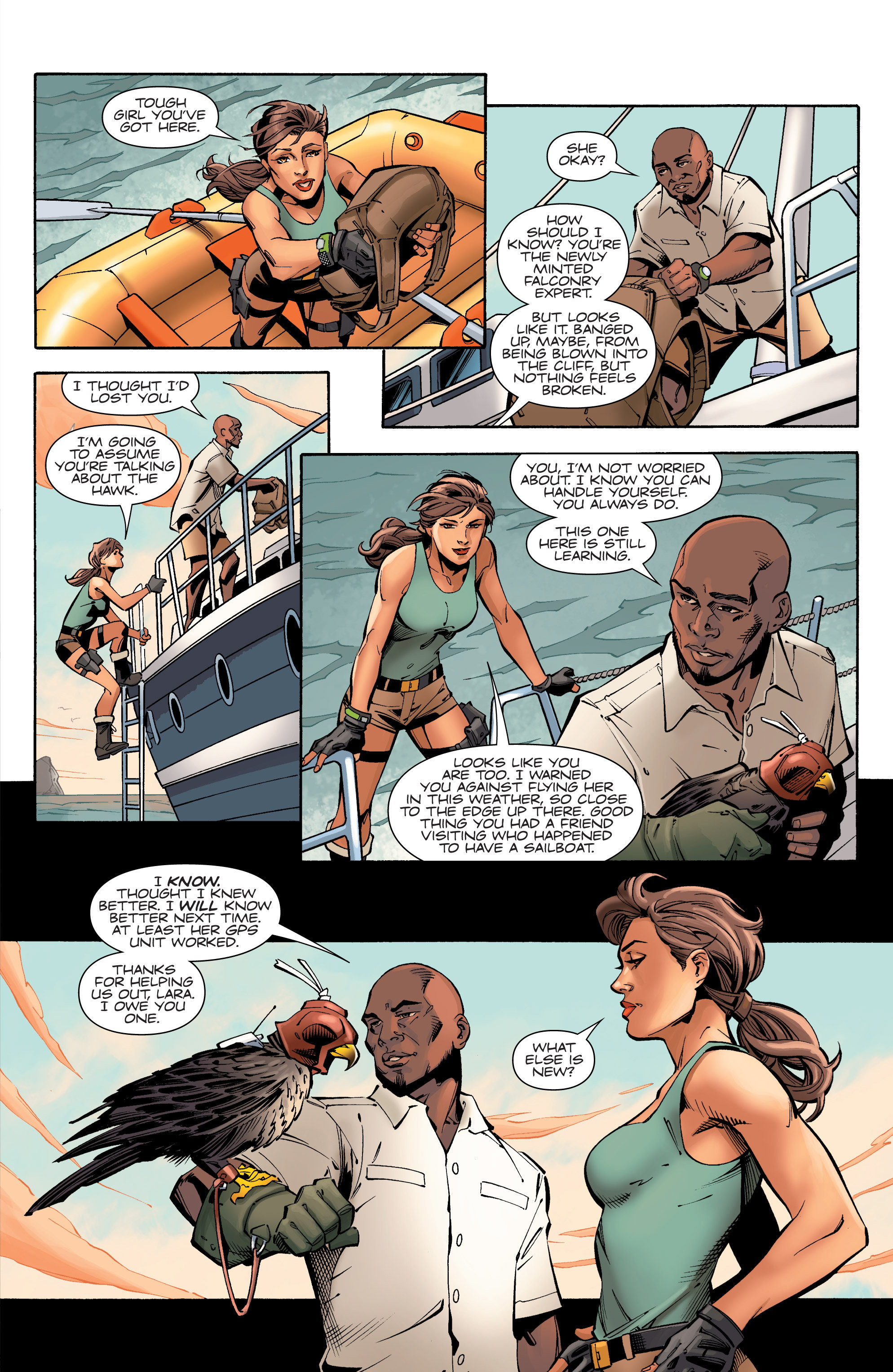 Read online Lara Croft and the Frozen Omen comic -  Issue #1 - 7