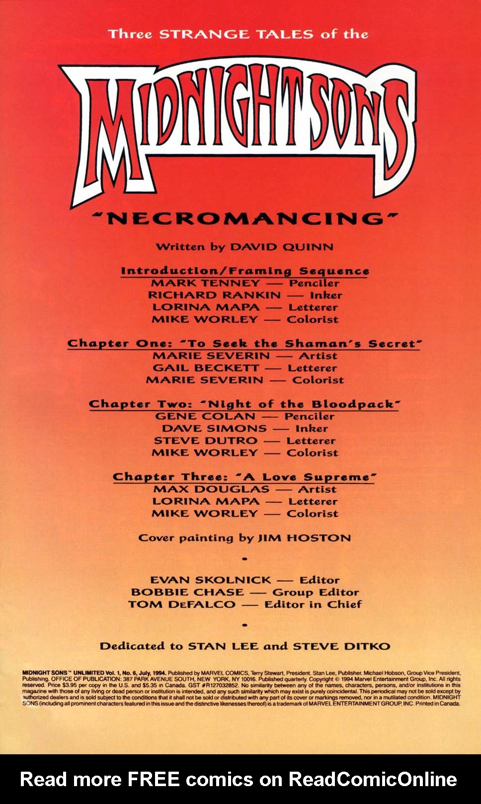 Read online Midnight Sons Unlimited comic -  Issue #6 - 2