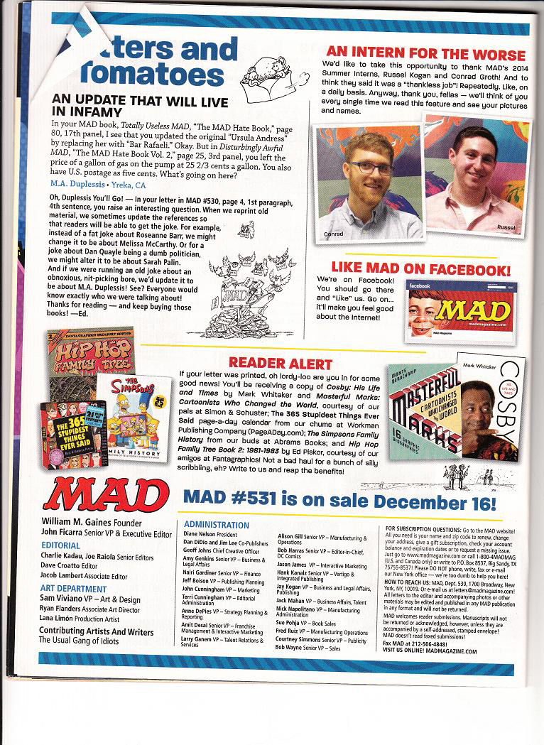 Read online MAD comic -  Issue #530 - 6