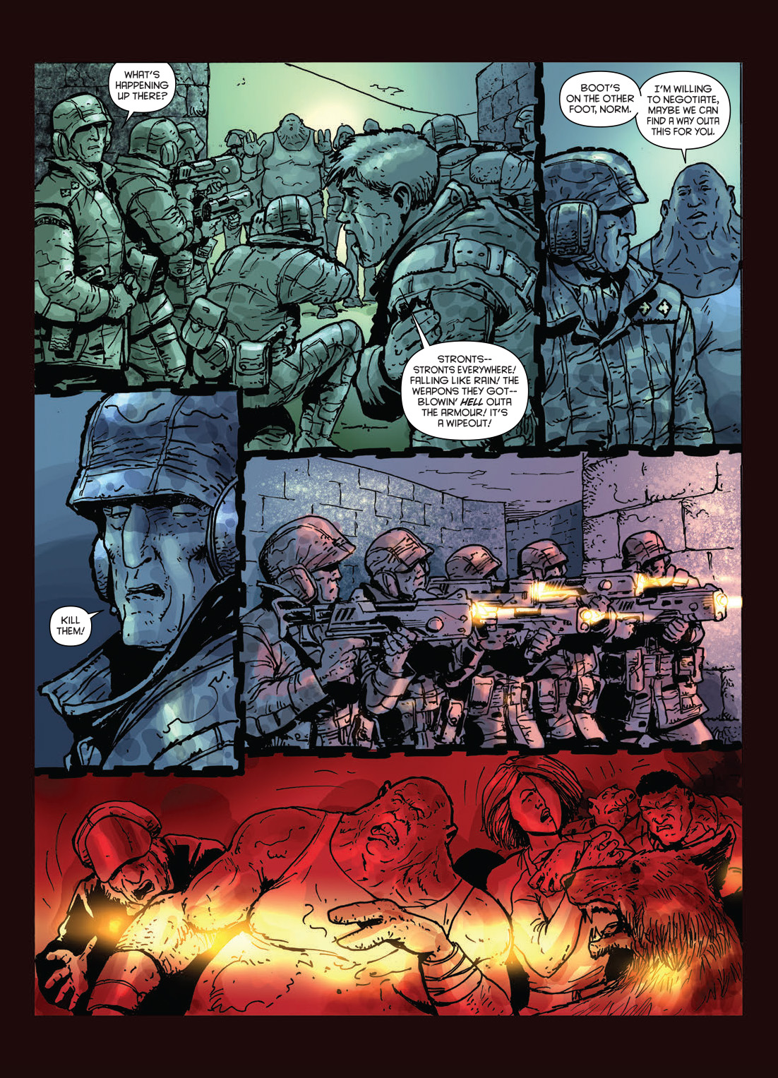 Read online Strontium Dog: The Life and Death of Johnny Alpha: Dogs of War comic -  Issue # TPB - 62