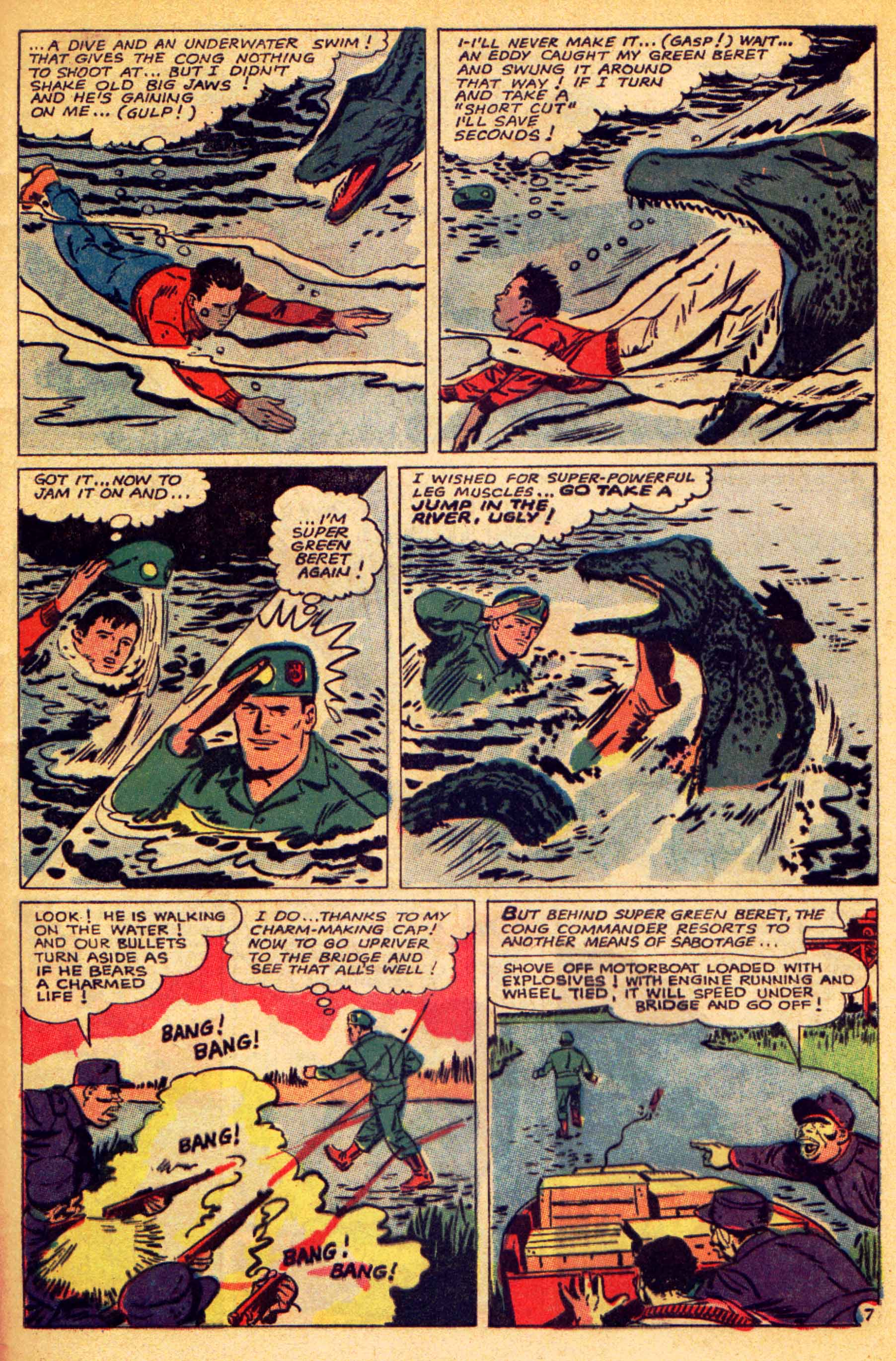 Read online Super Green Beret comic -  Issue #1 - 60