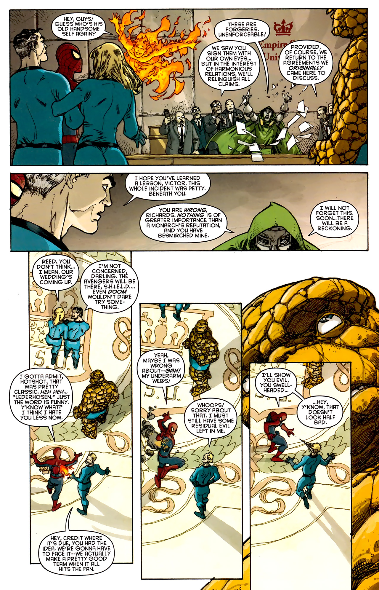 Read online Spider-Man/Fantastic Four comic -  Issue #1 - 22