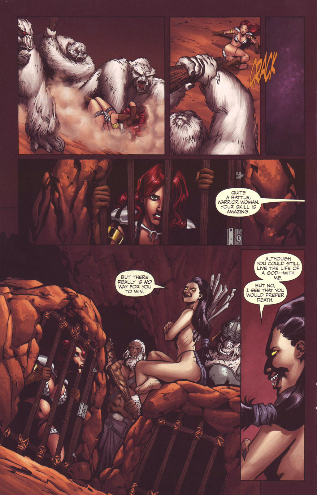 Read online Savage Red Sonja: Queen of the Frozen Wastes comic -  Issue #3 - 10