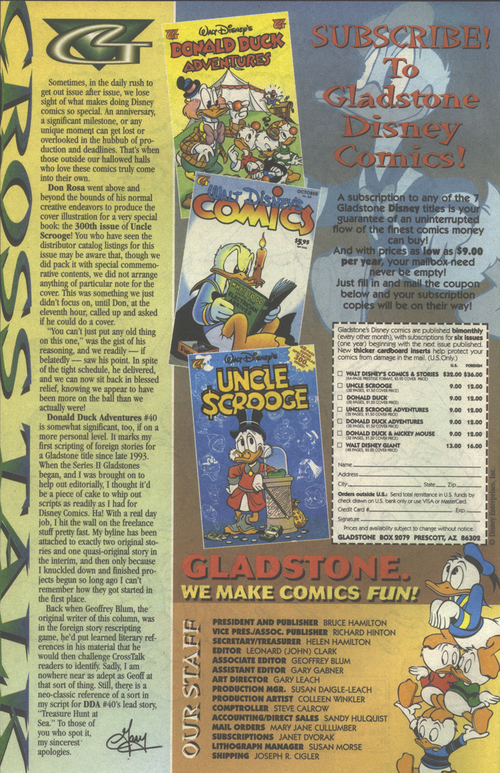 Read online Walt Disney's Donald Duck Adventures (1987) comic -  Issue #40 - 2