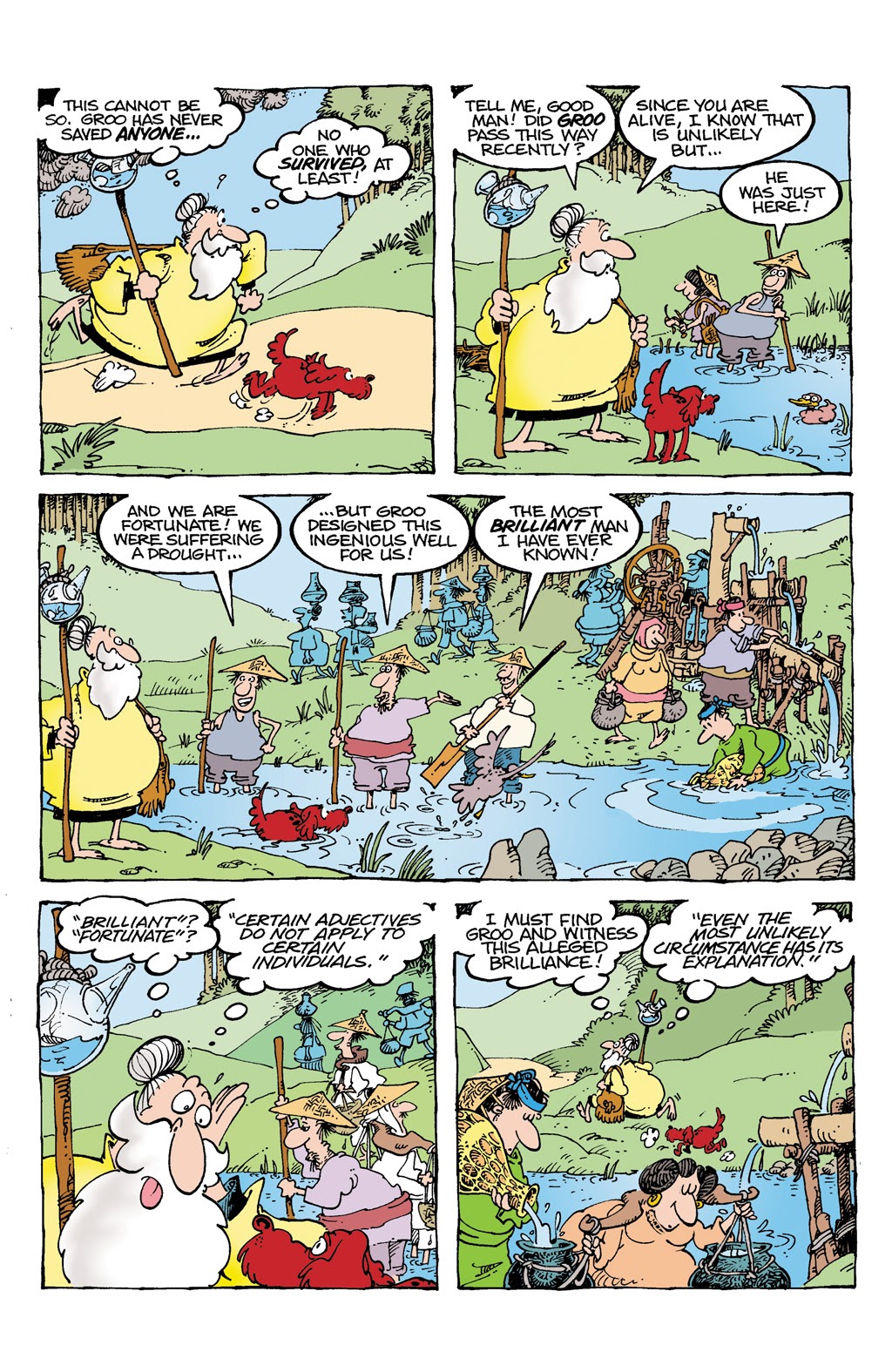 Read online Sergio Aragonés' Groo: The Most Intelligent Man In The World comic -  Issue # TPB - 57