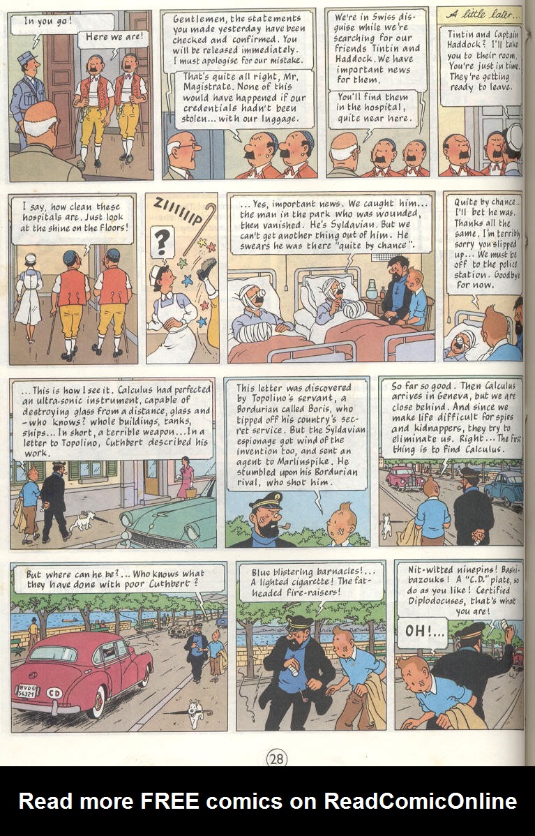Read online The Adventures of Tintin comic -  Issue #18 - 29