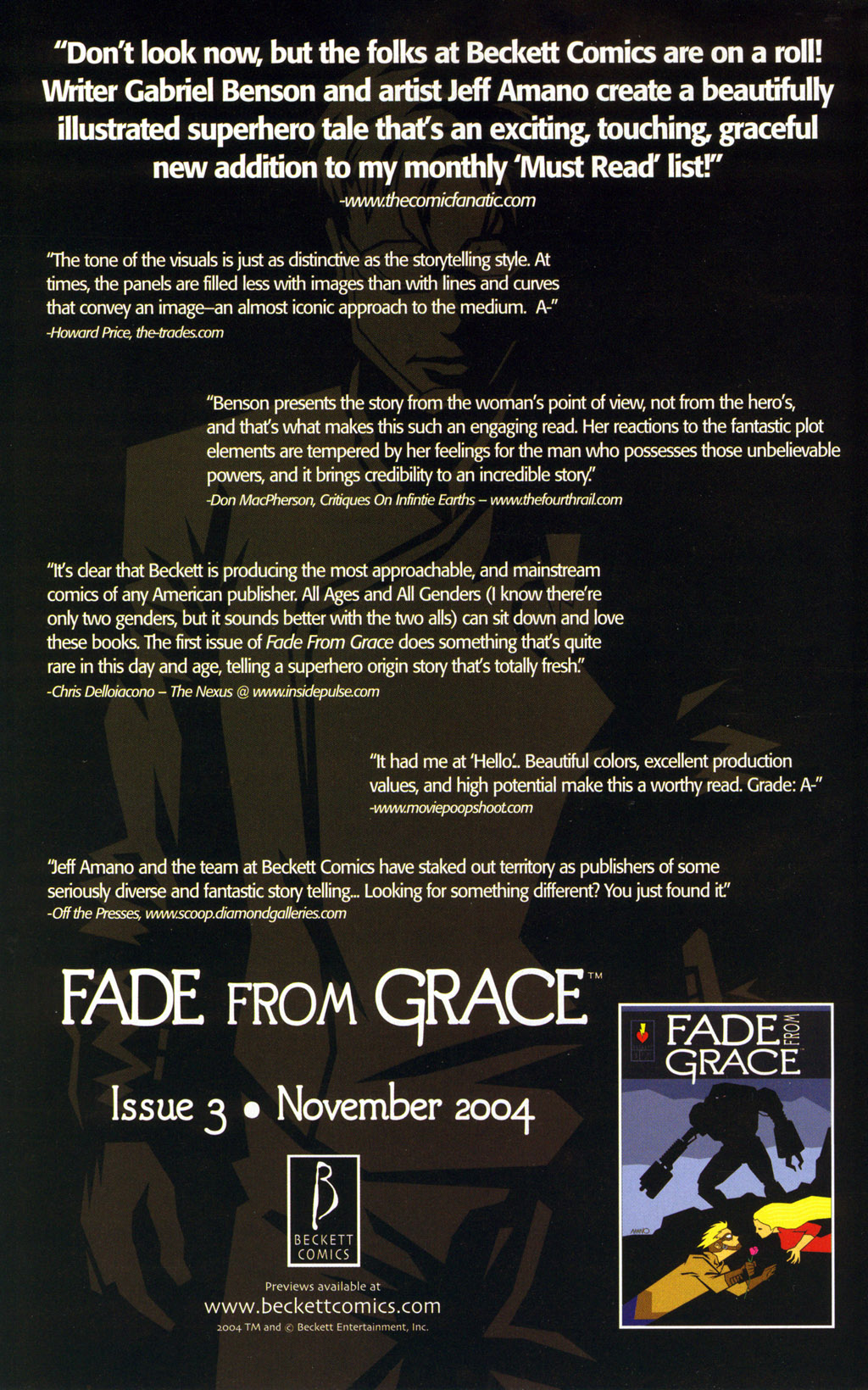 Read online Fade from Grace comic -  Issue #2 - 25