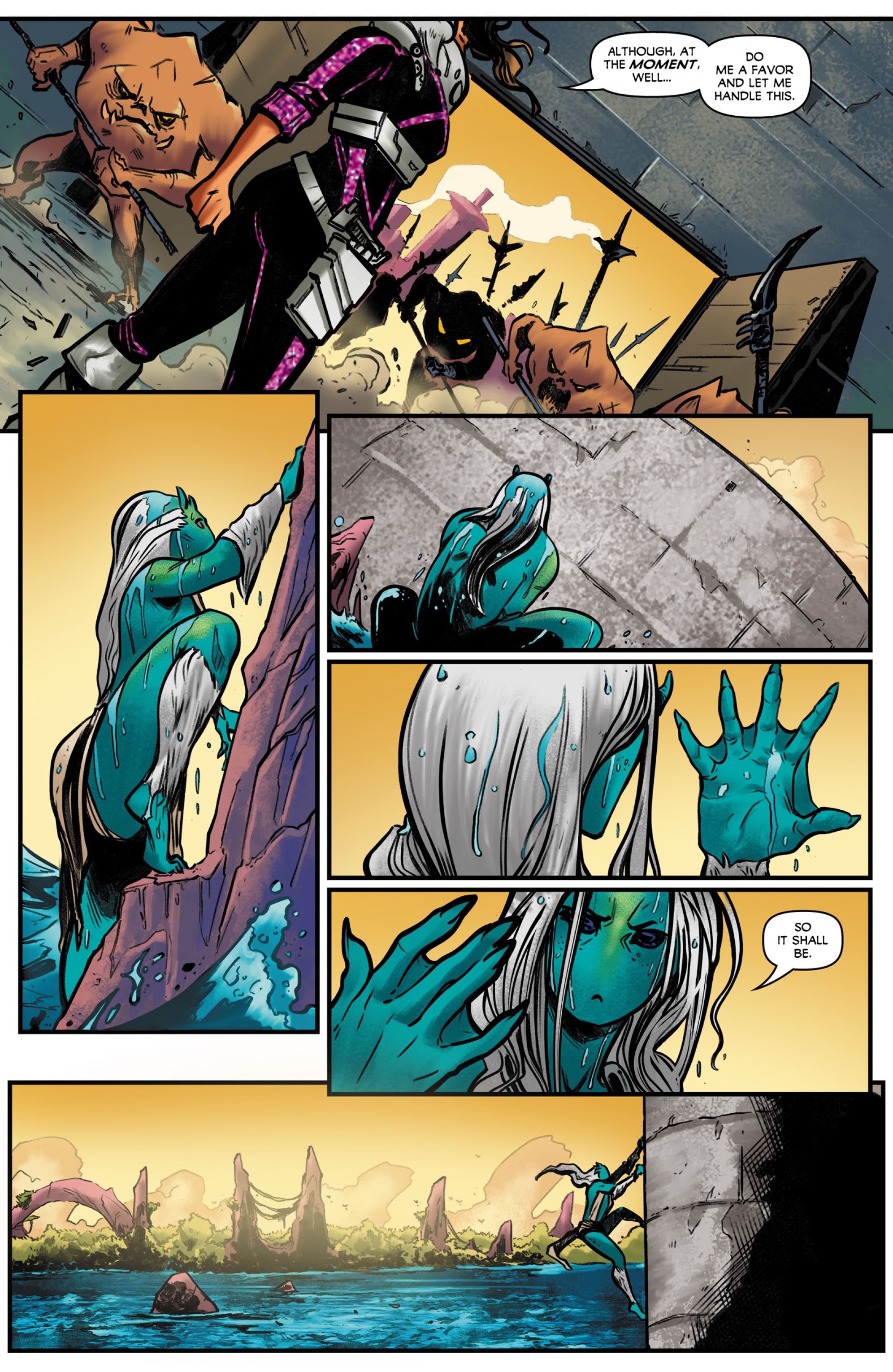 Read online Beyond the Farthest Star: Warriors of Zandar comic -  Issue #2 - 13