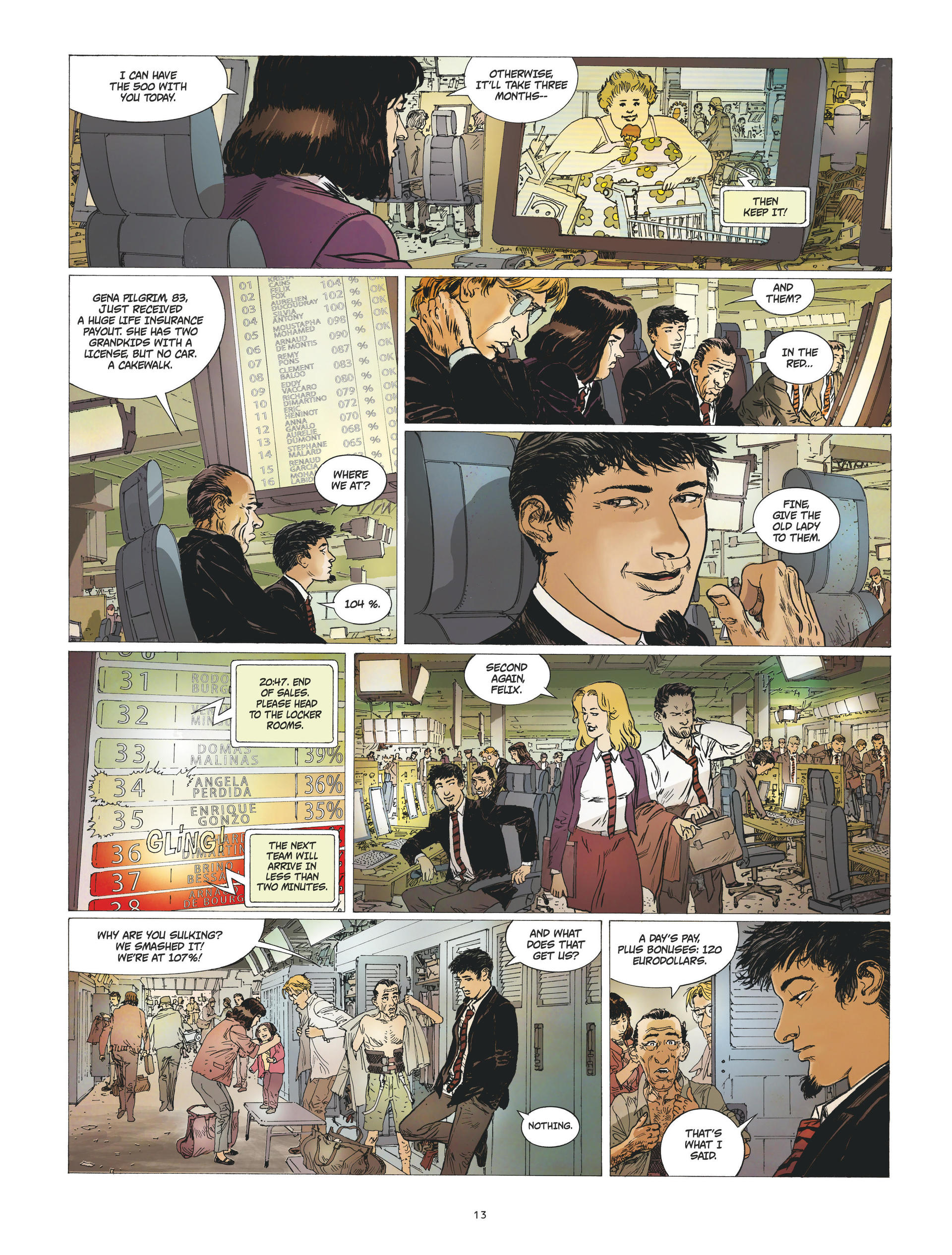 Read online Human Stock Exchange comic -  Issue #1 - 13