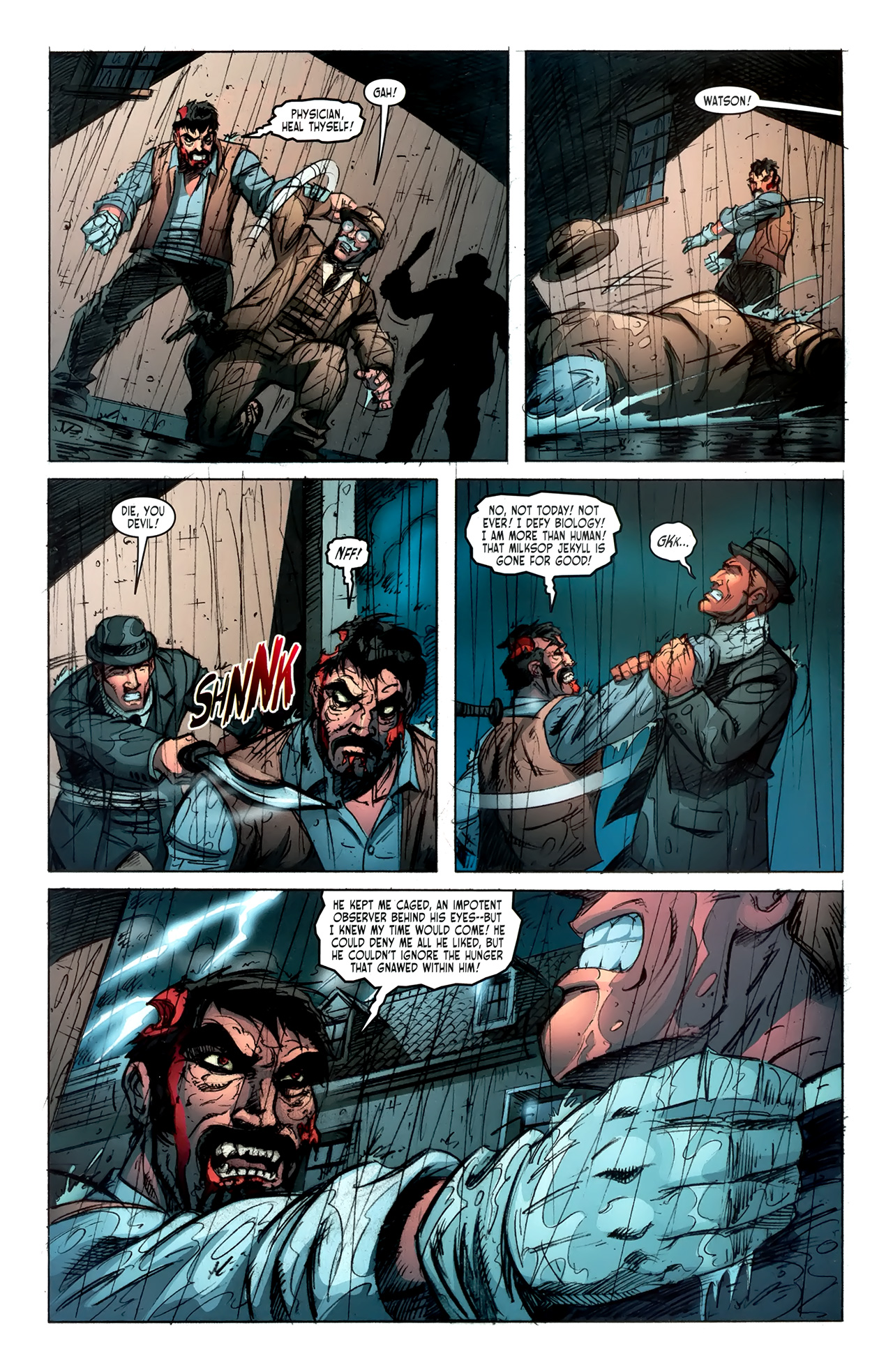 Read online Victorian Undead: Sherlock Holmes vs. Jekyll and Hyde comic -  Issue # Full - 28