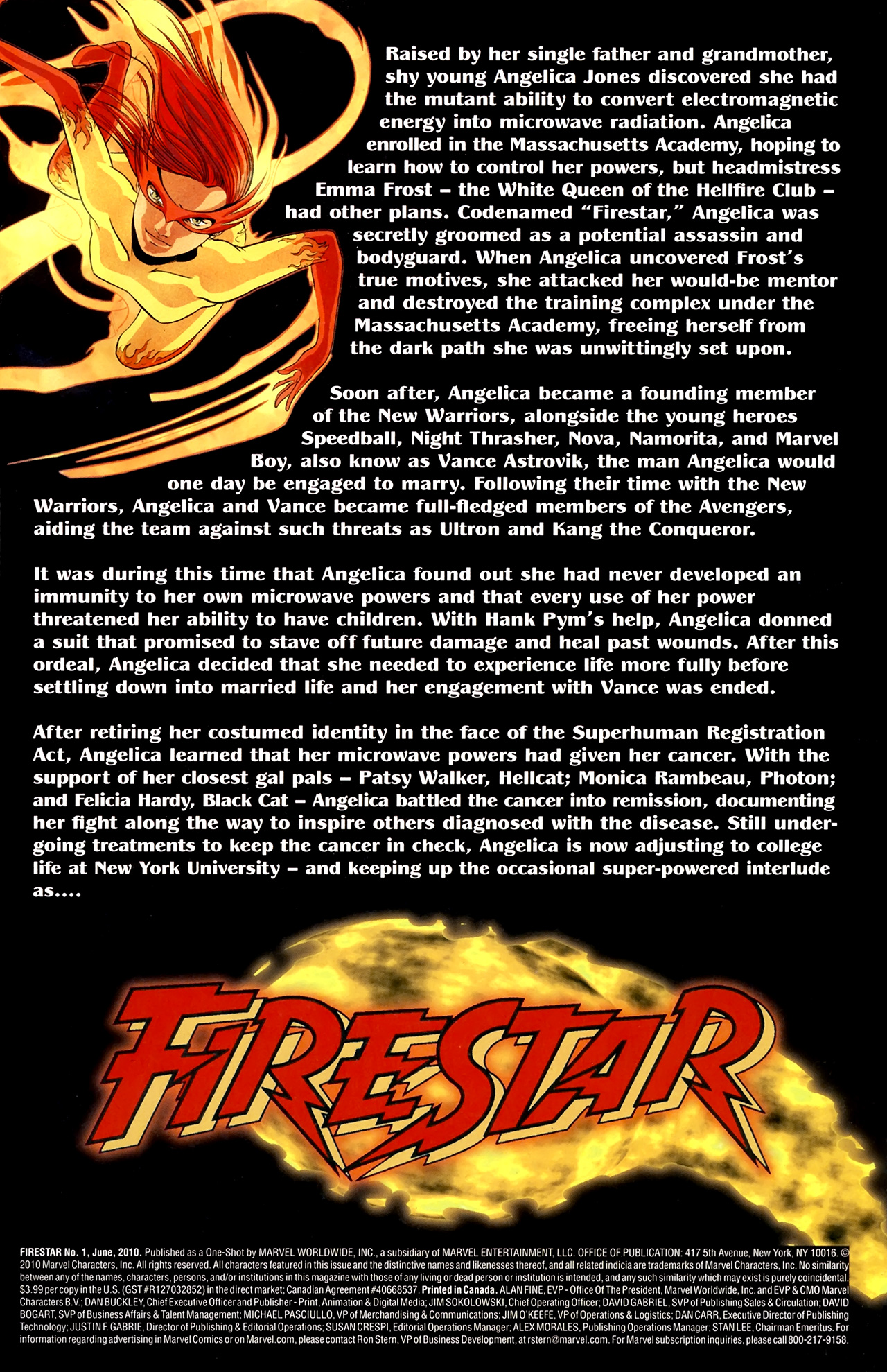 Read online Firestar (2010) comic -  Issue # Full - 2