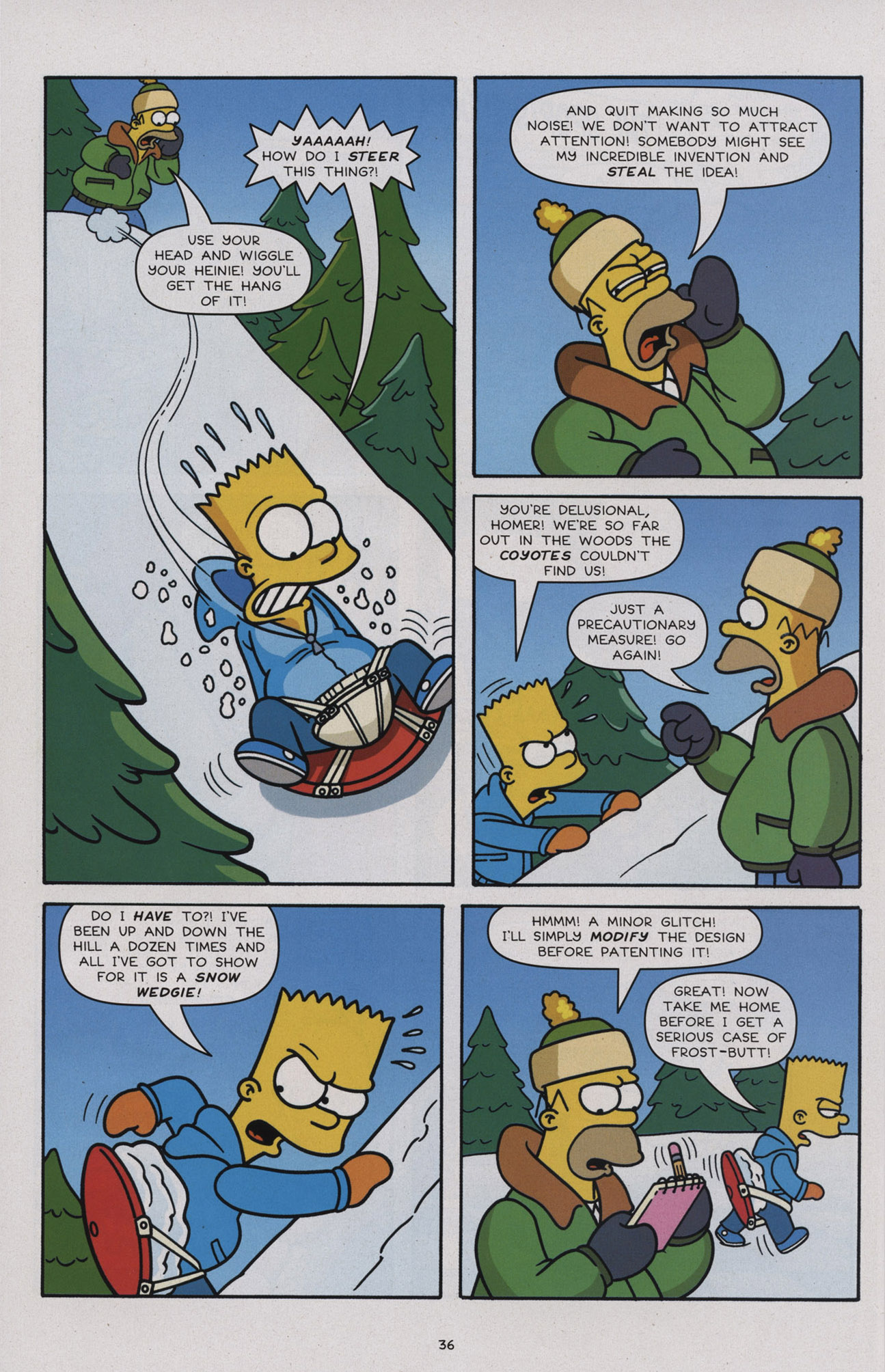 Read online The Simpsons Winter Wingding comic -  Issue #6 - 38