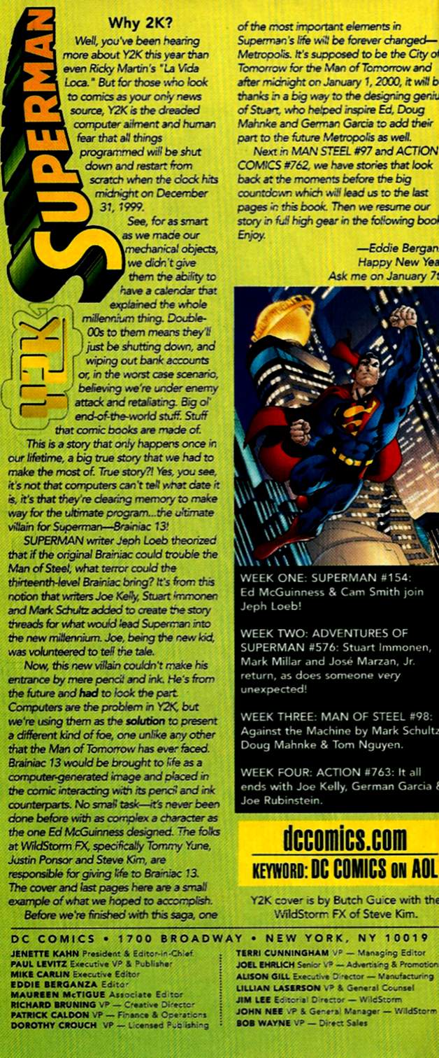 Read online Superman Y2K comic -  Issue # Full - 69