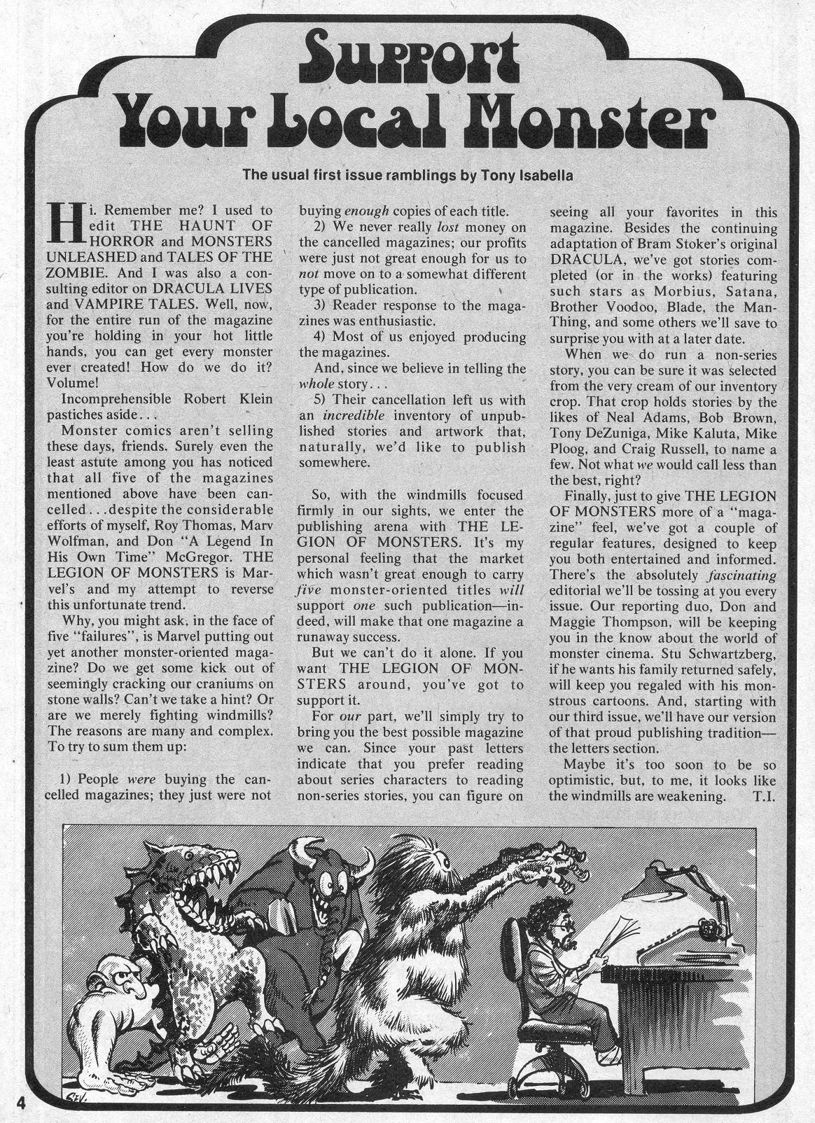 Read online Legion of Monsters (1975) comic -  Issue # Full - 4