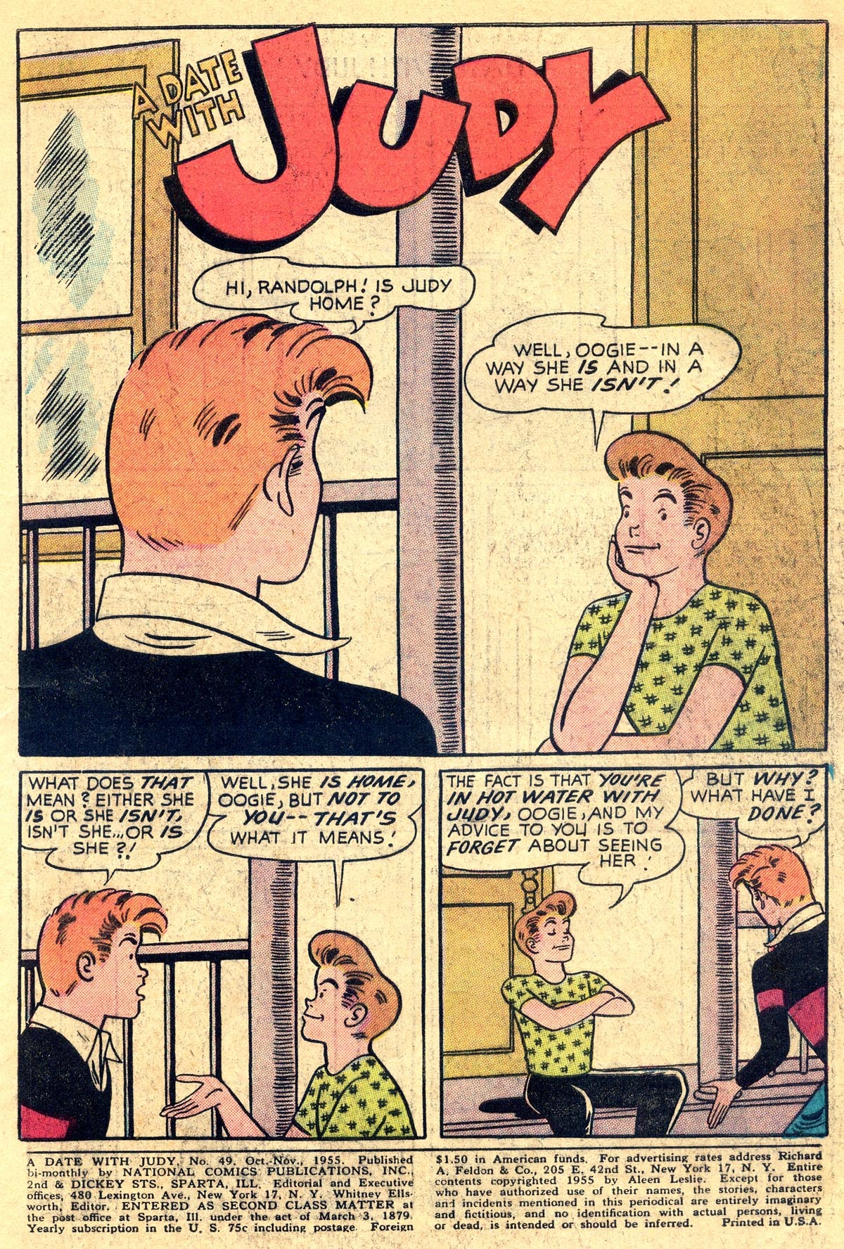 Read online A Date with Judy comic -  Issue #49 - 3