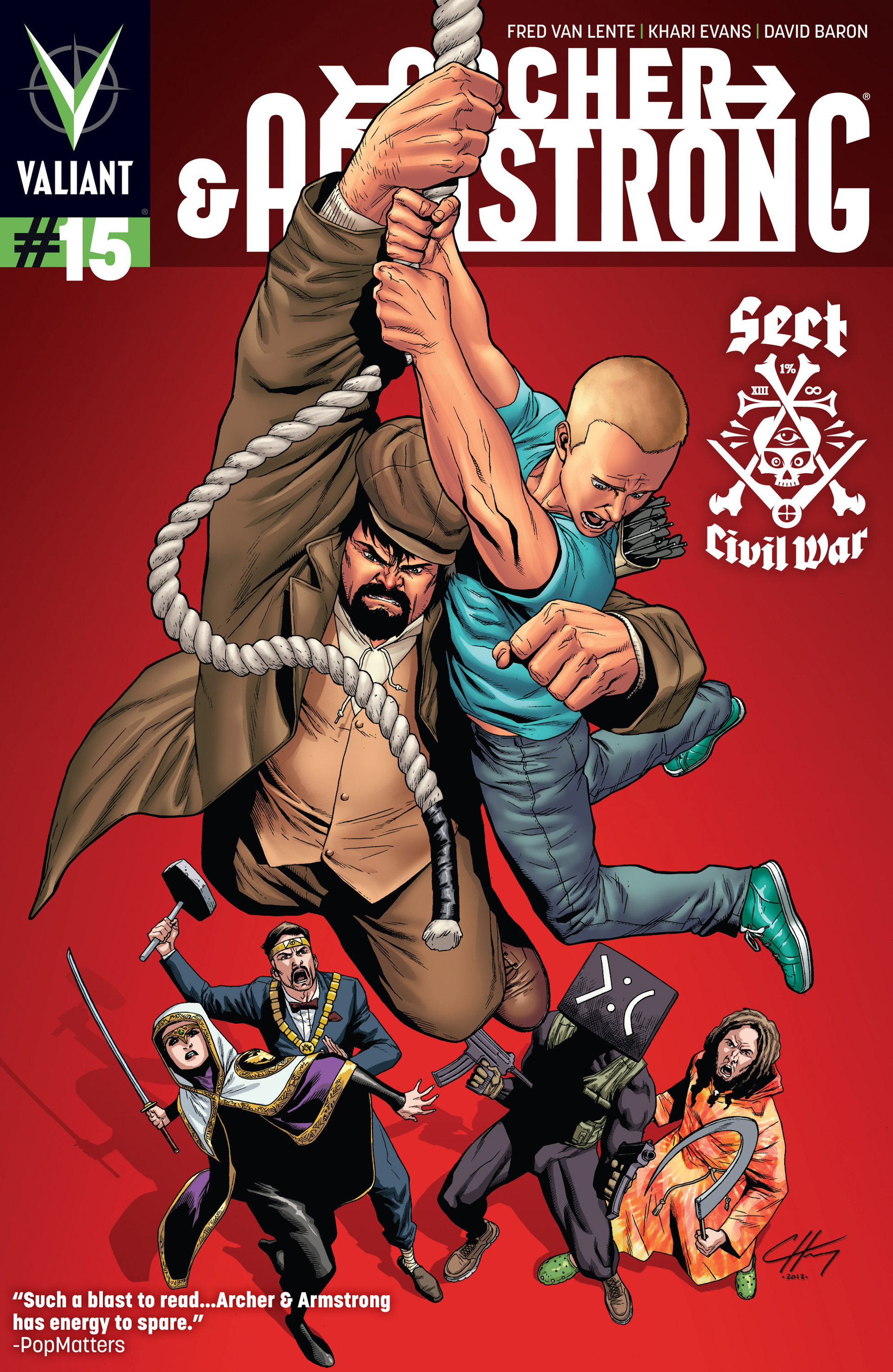 Read online Archer and Armstrong comic -  Issue #15 - 1