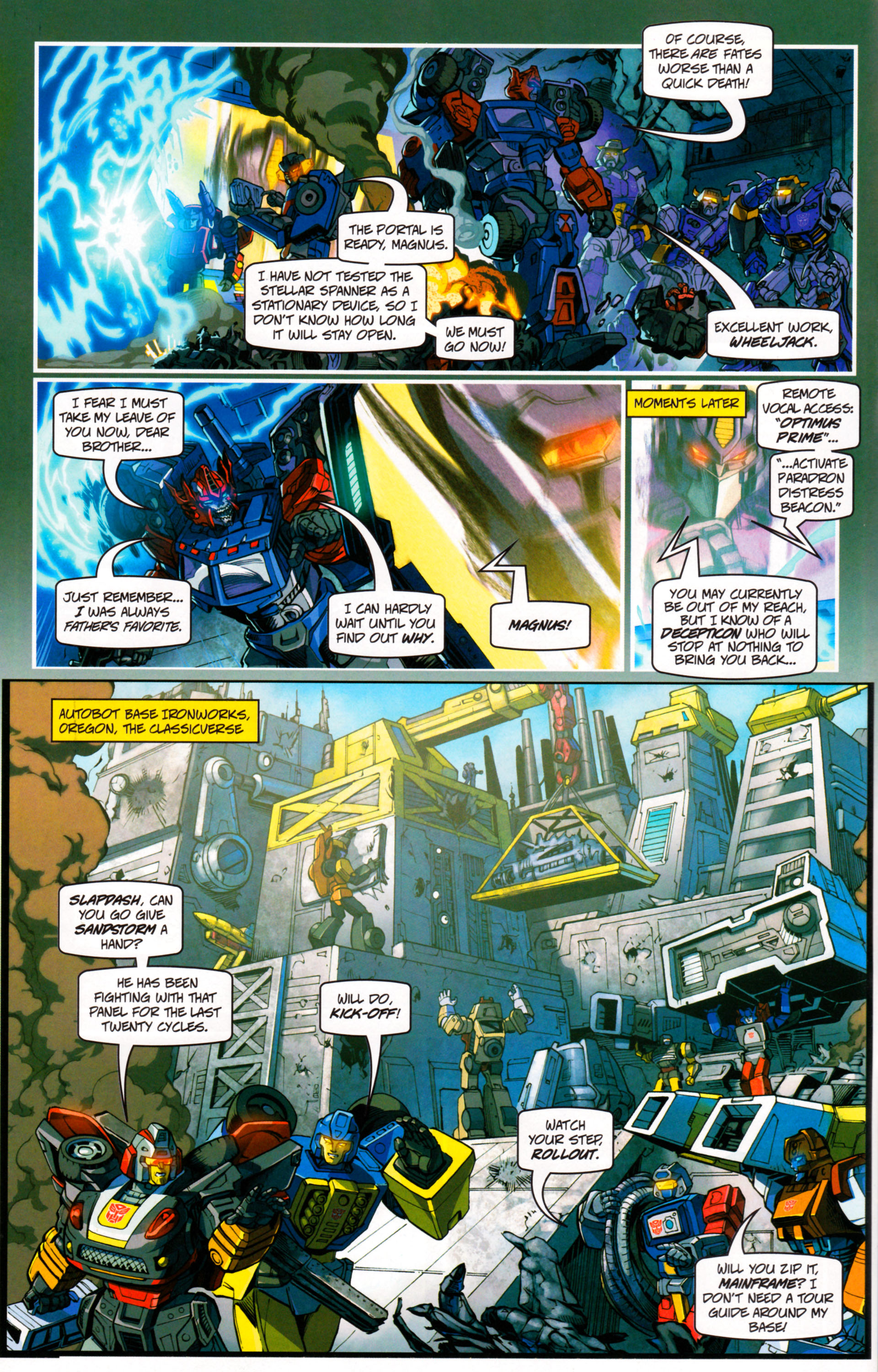 Read online Transformers: Timelines comic -  Issue #7 - 10