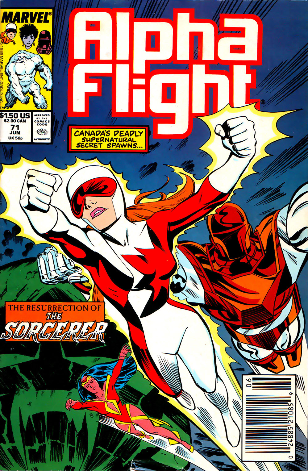 Read online Alpha Flight (1983) comic -  Issue #71 - 1