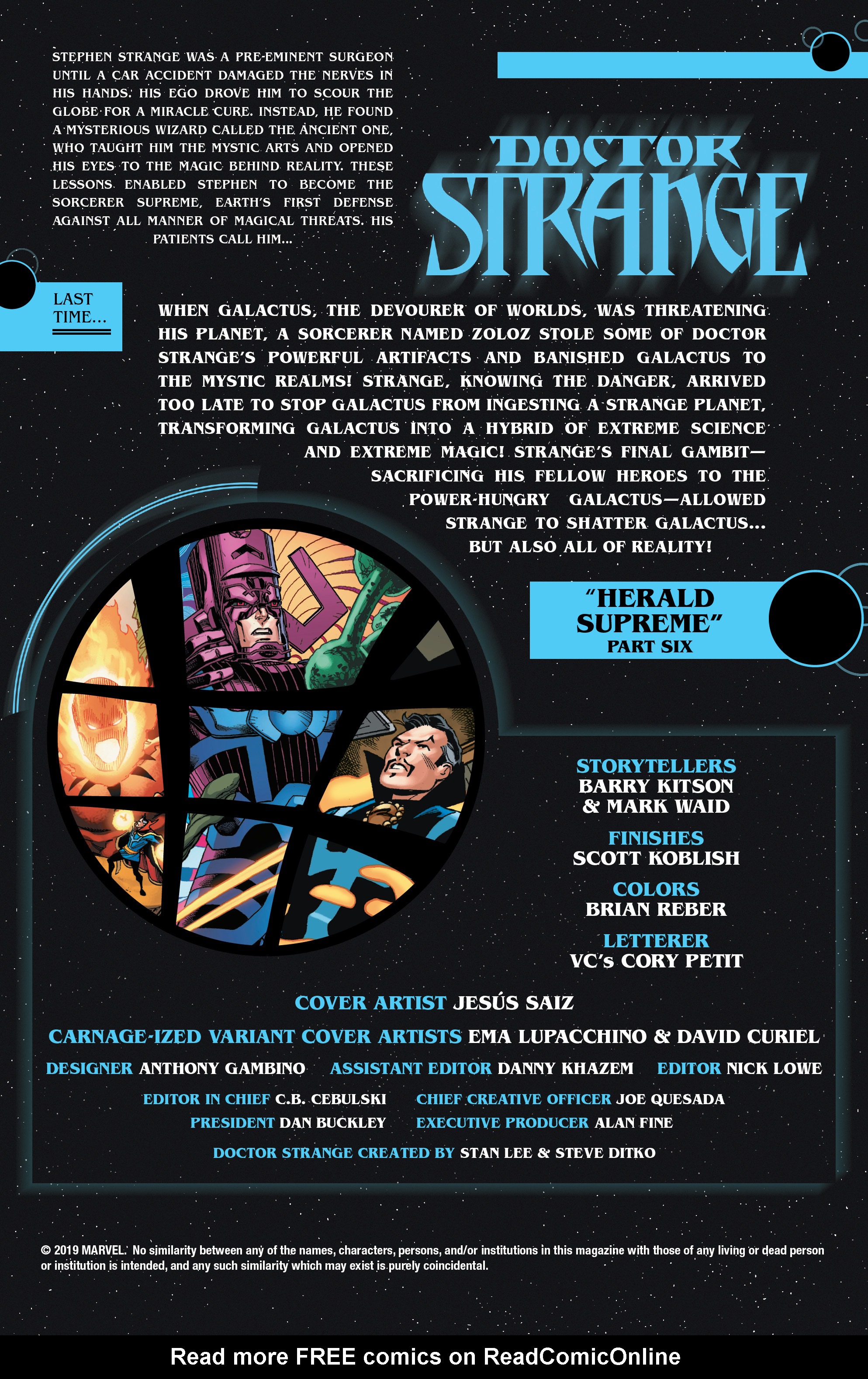 Read online Doctor Strange (2018) comic -  Issue #17 - 2