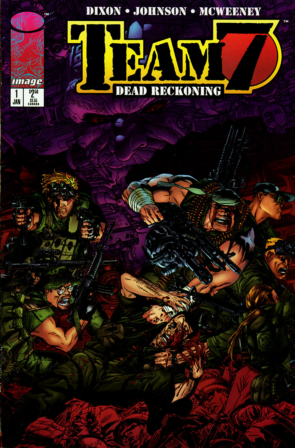 Read online Team 7: Dead Reckoning comic -  Issue #1 - 1