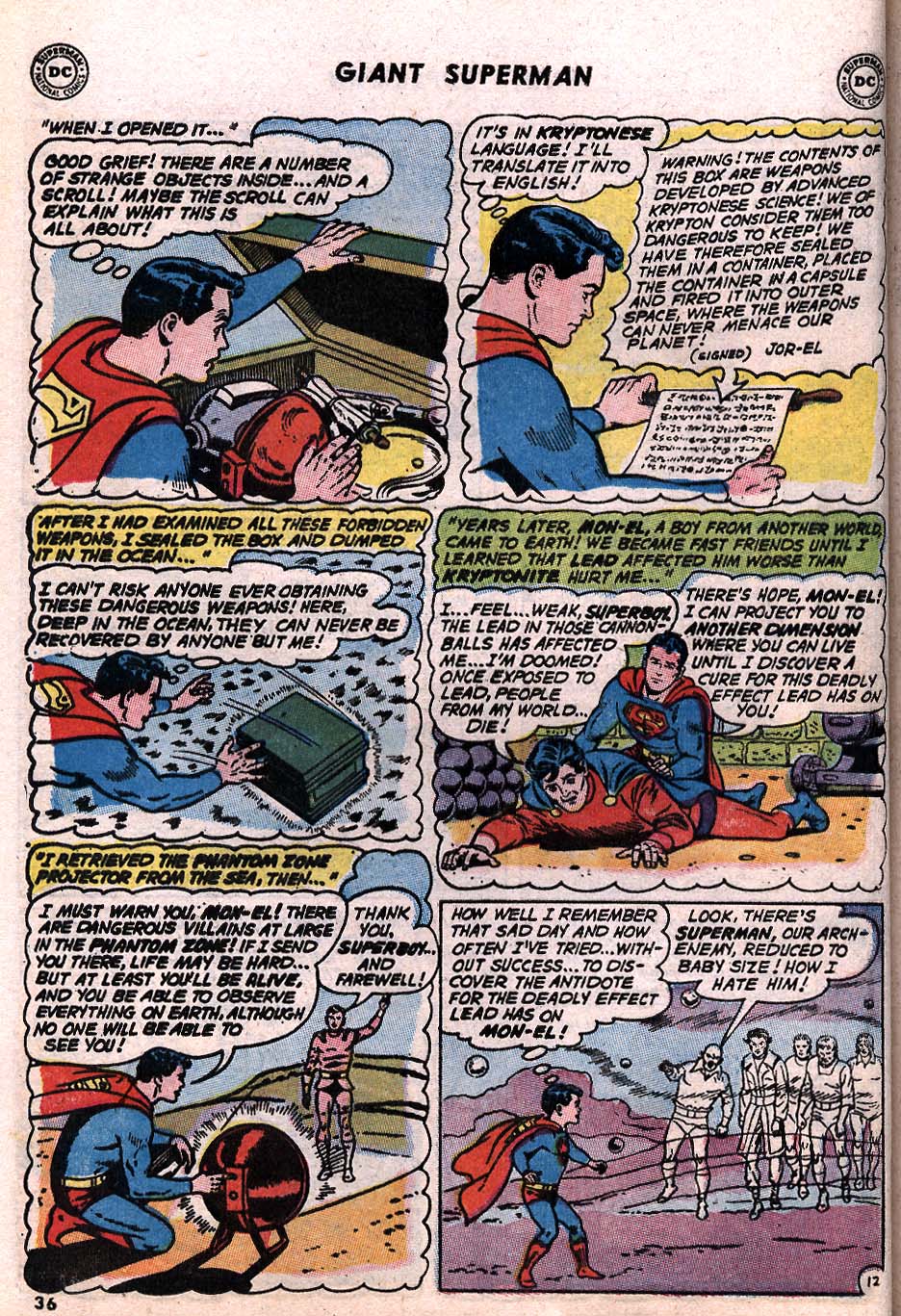 Read online Superman (1939) comic -  Issue #212 - 35