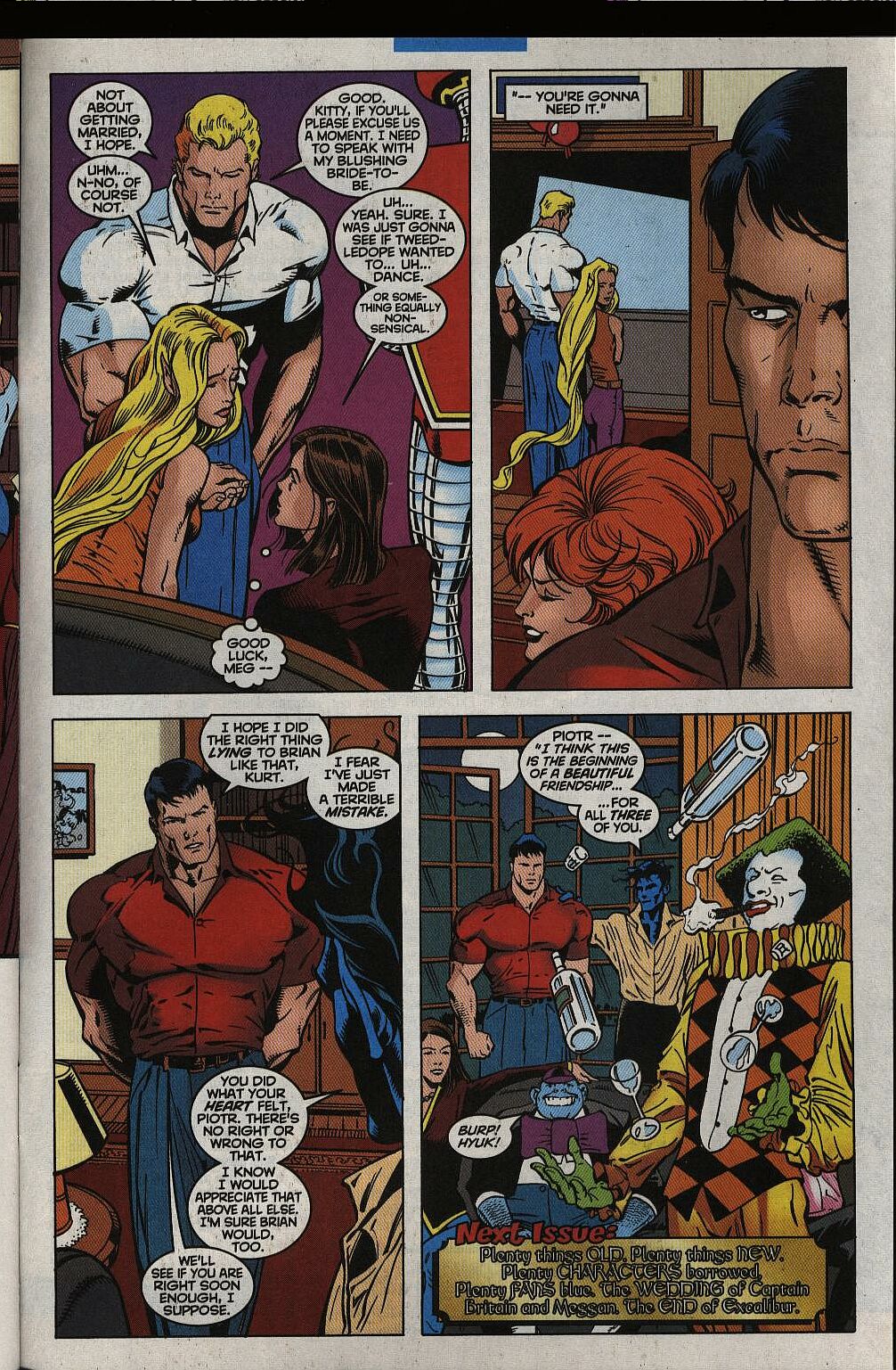 Read online Excalibur (1988) comic -  Issue #124 - 24