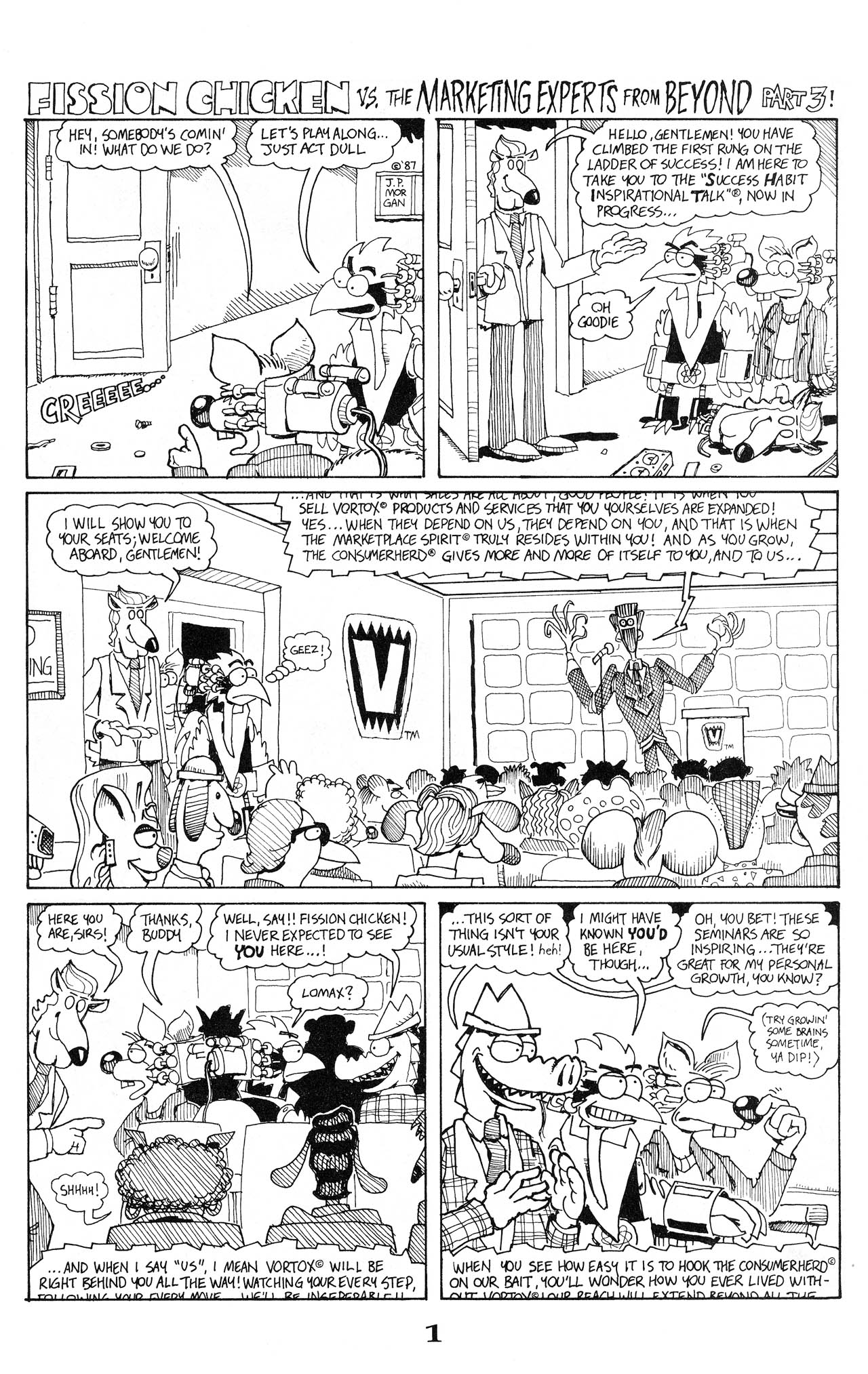 Read online Critters comic -  Issue #21 - 3