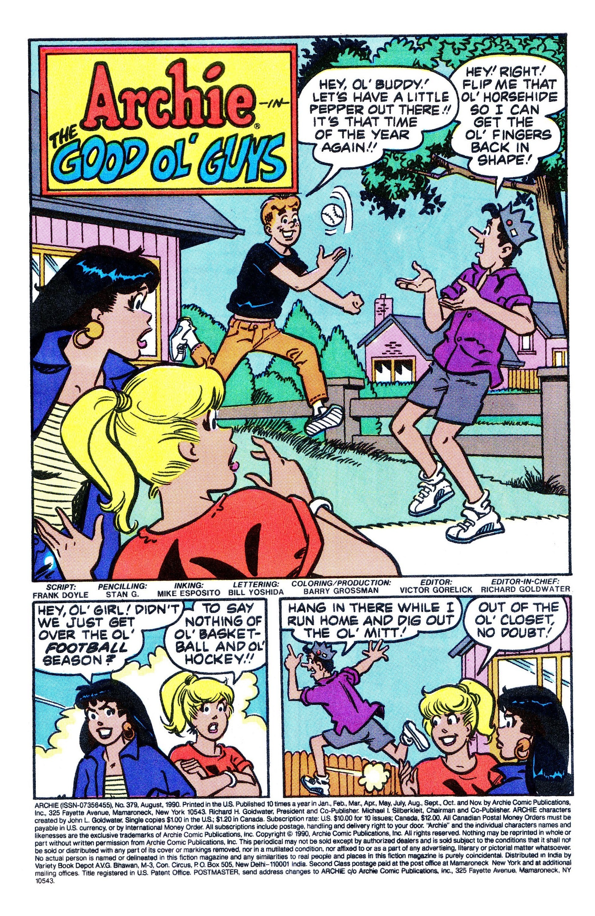 Read online Archie (1960) comic -  Issue #379 - 2