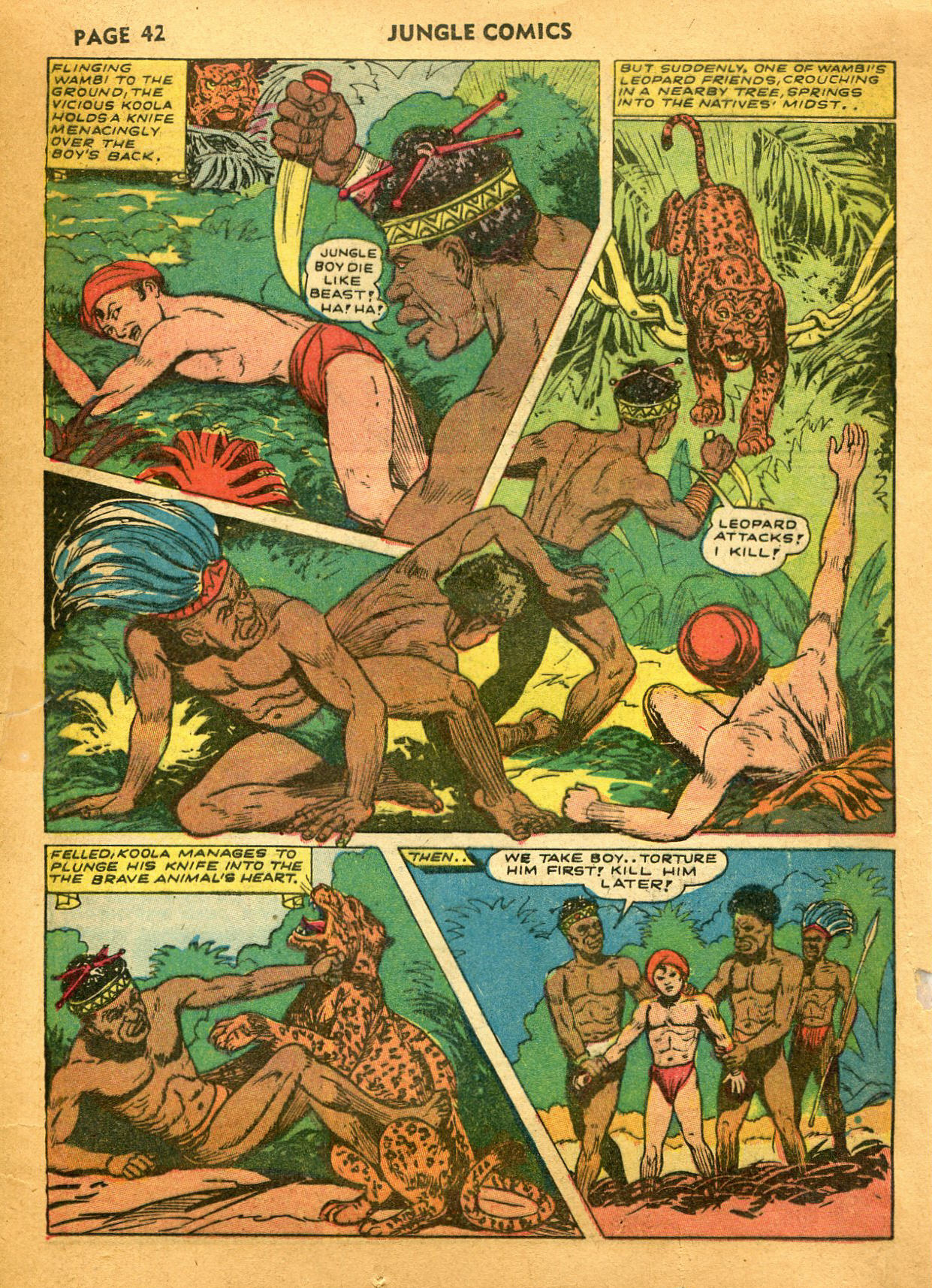 Read online Jungle Comics comic -  Issue #35 - 44