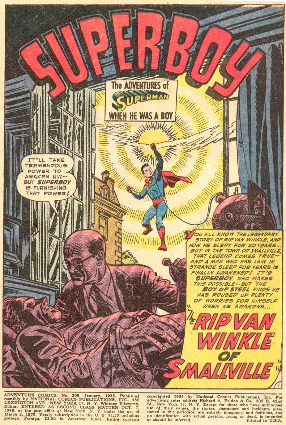 Read online Adventure Comics (1938) comic -  Issue #208 - 3