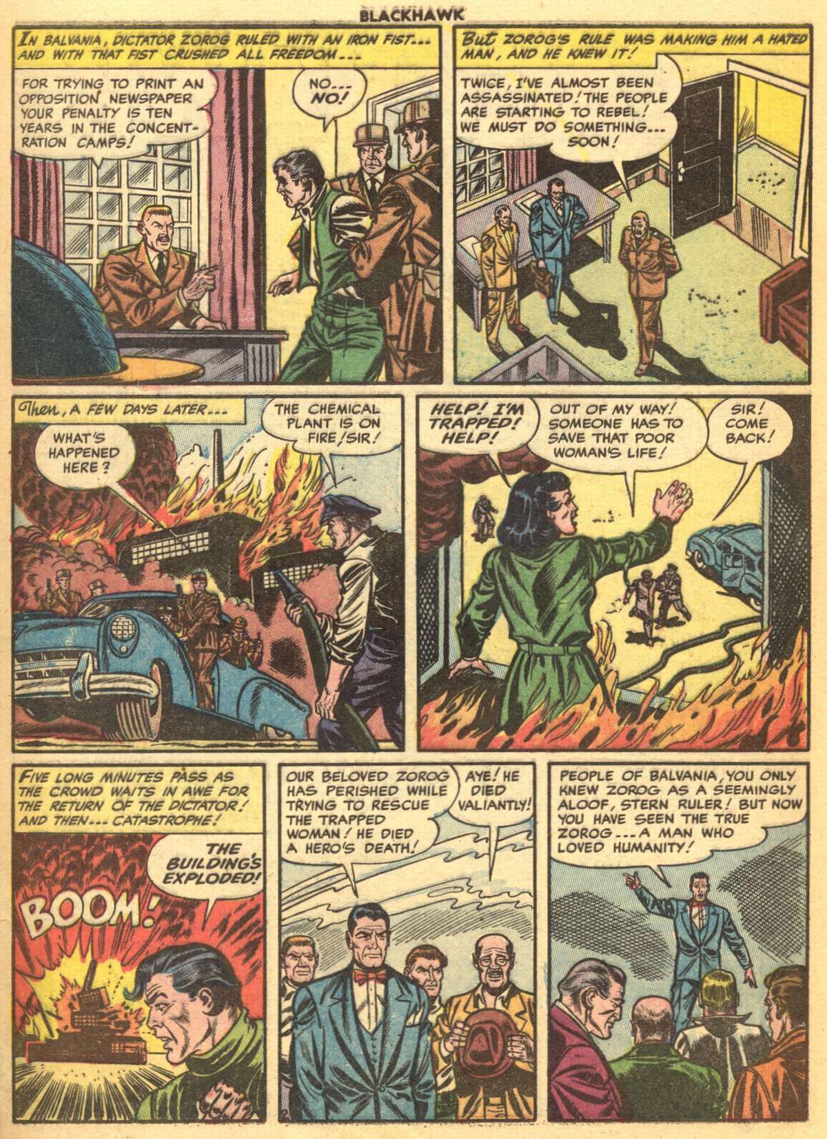 Read online Blackhawk (1957) comic -  Issue #76 - 4