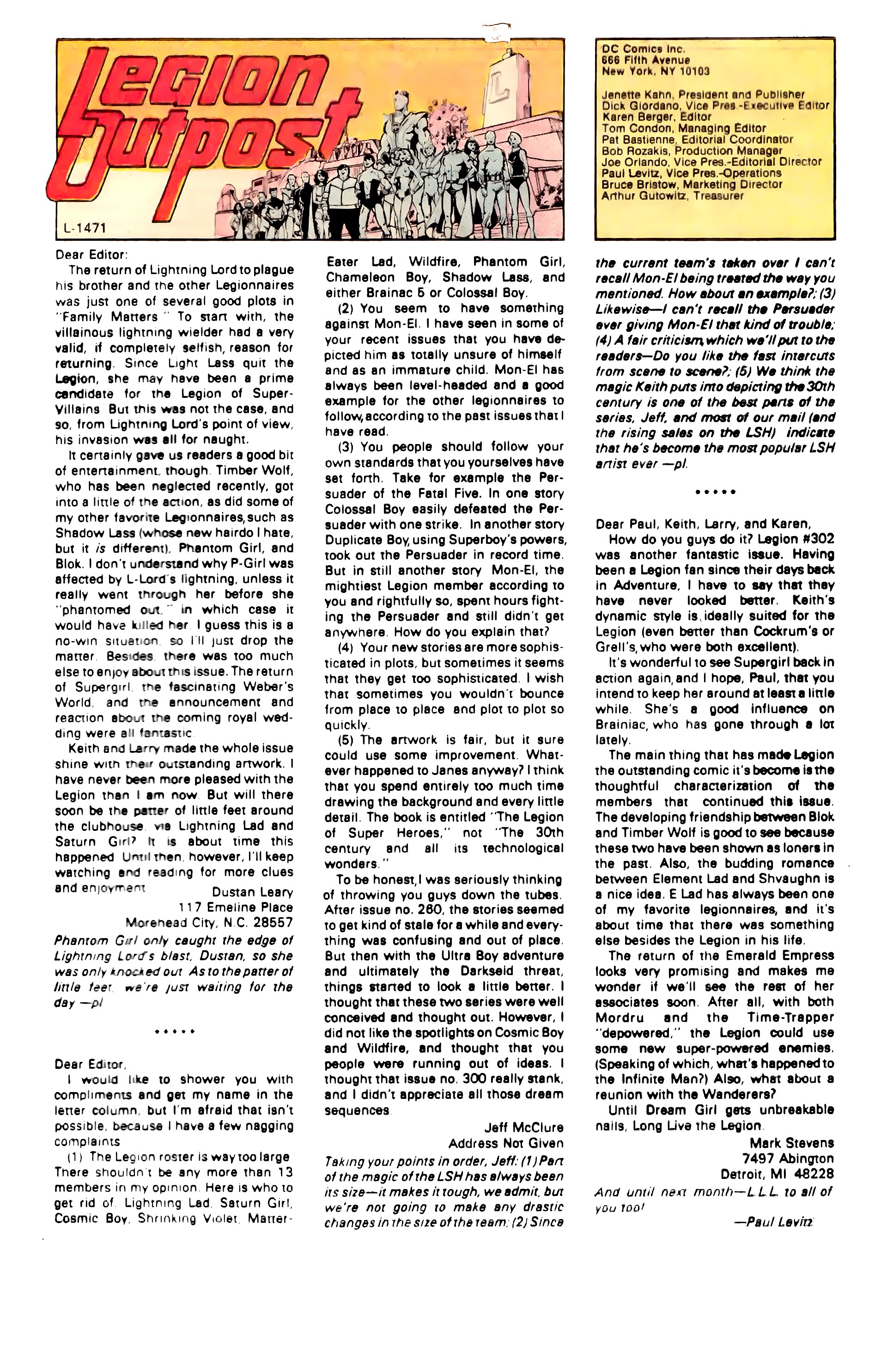 Read online Legion of Super-Heroes (1980) comic -  Issue #308 - 25