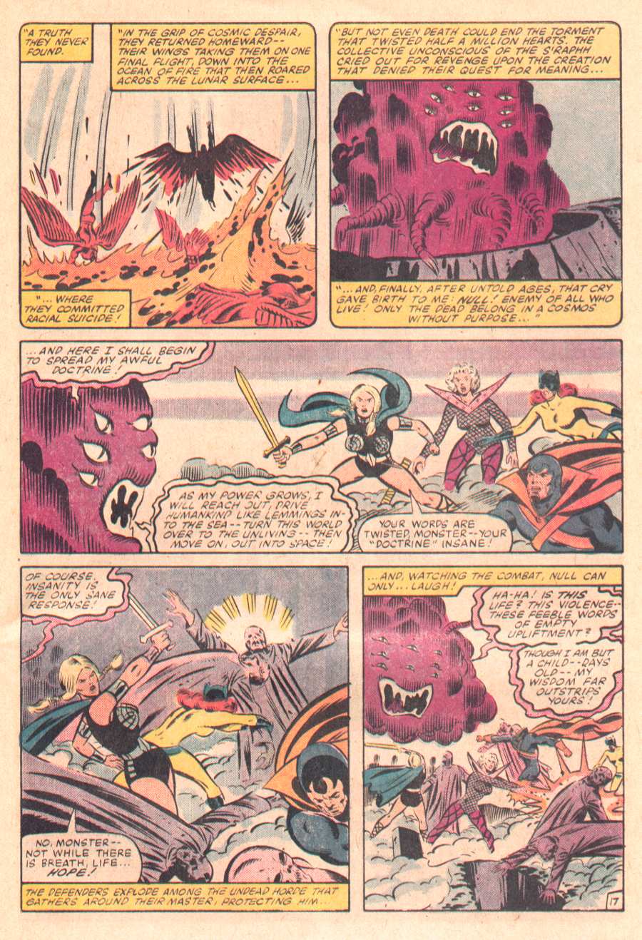 Read online The Defenders (1972) comic -  Issue #103 - 18