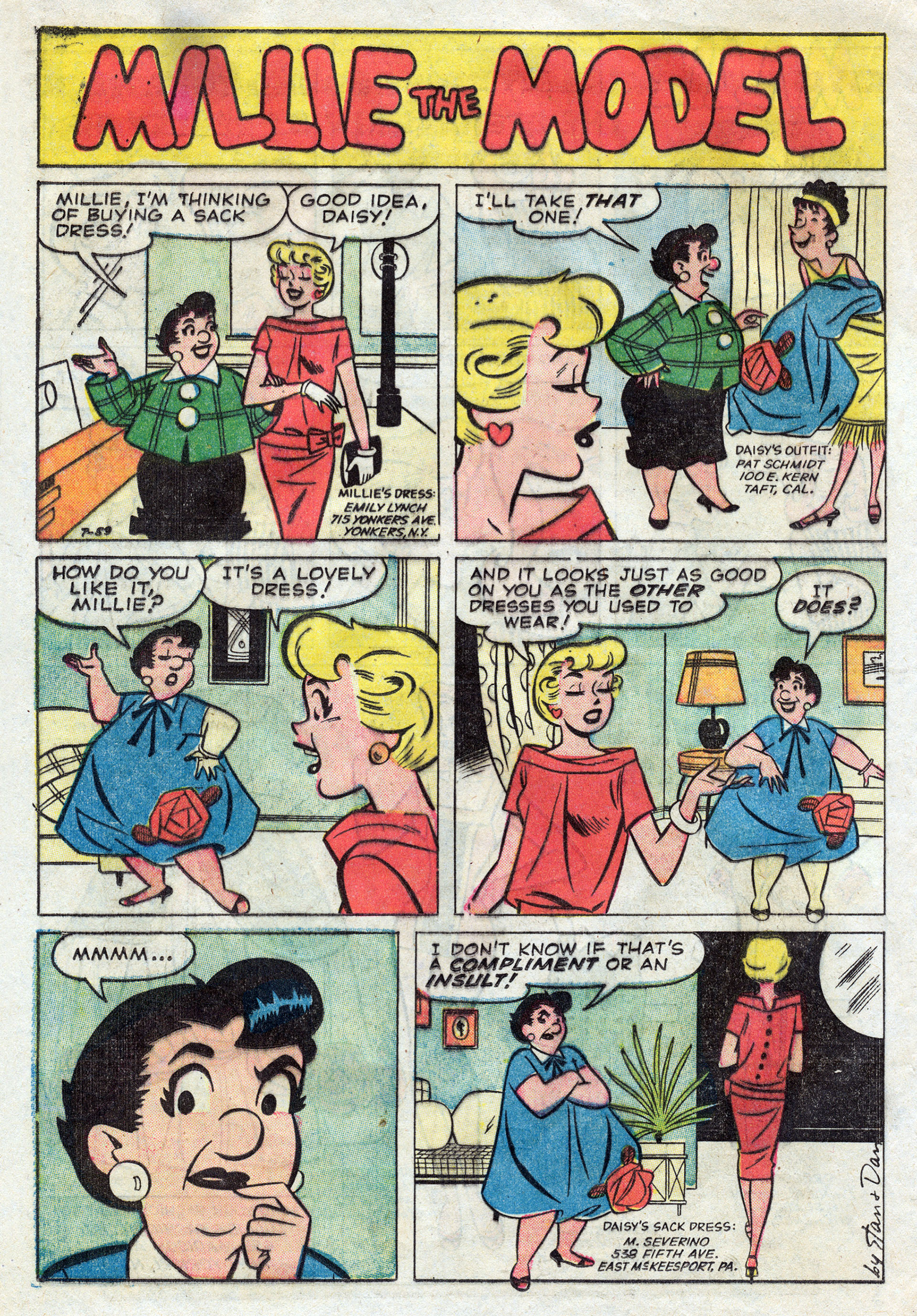 Read online Millie the Model comic -  Issue #88 - 24
