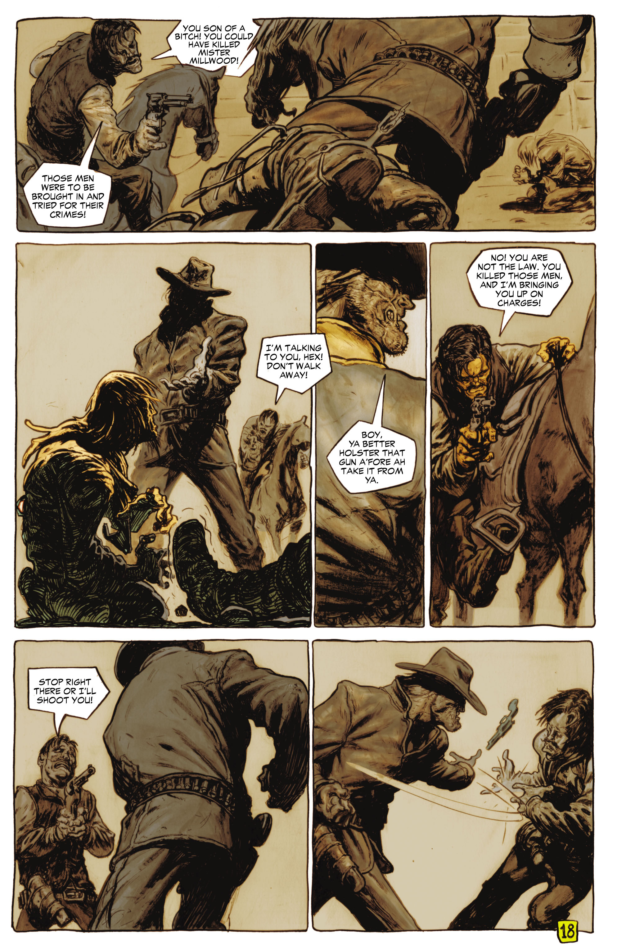 Read online Jonah Hex (2006) comic -  Issue #39 - 19