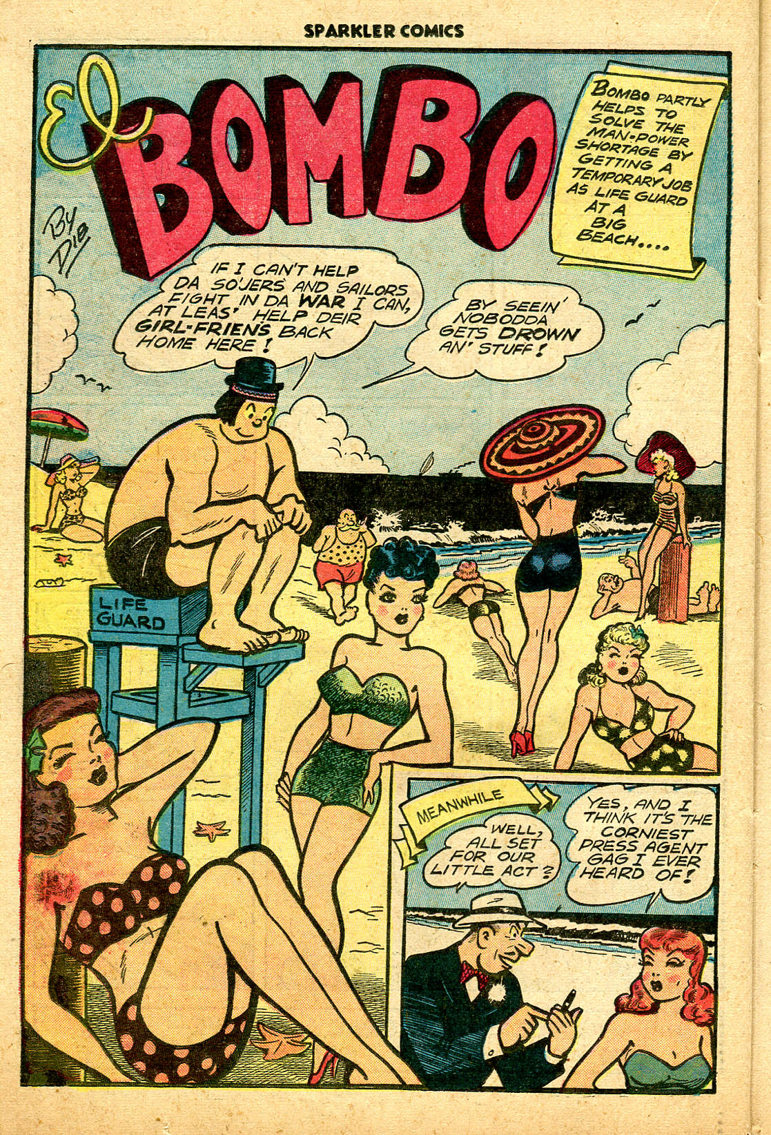 Read online Sparkler Comics comic -  Issue #35 - 36
