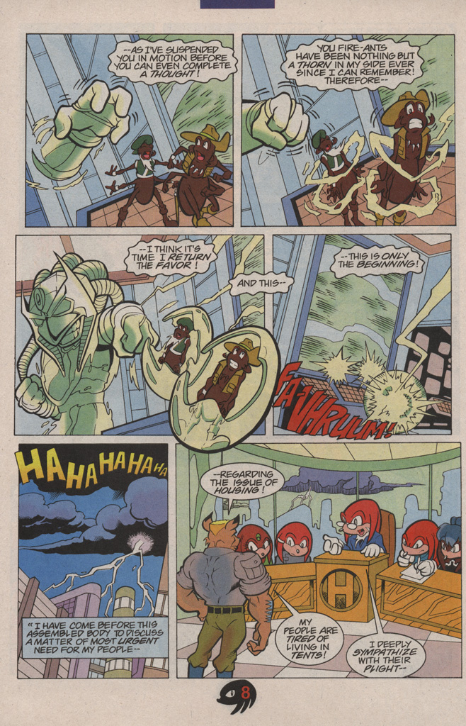 Read online Knuckles the Echidna comic -  Issue #7 - 14