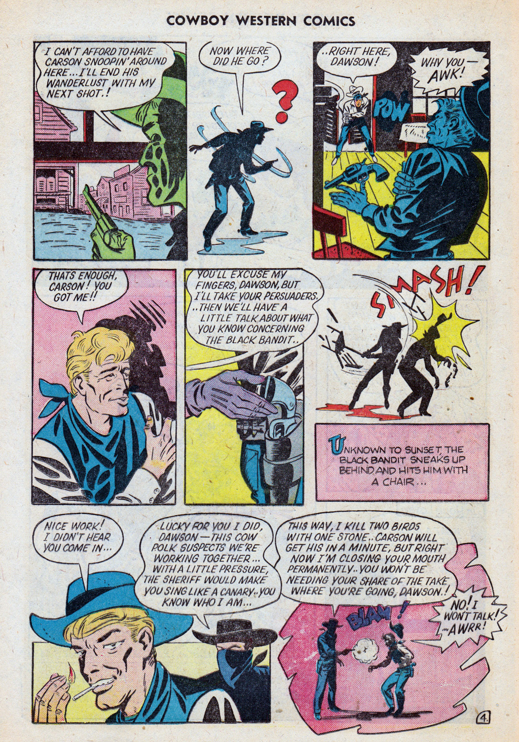 Read online Cowboy Western Comics (1948) comic -  Issue #27 - 16