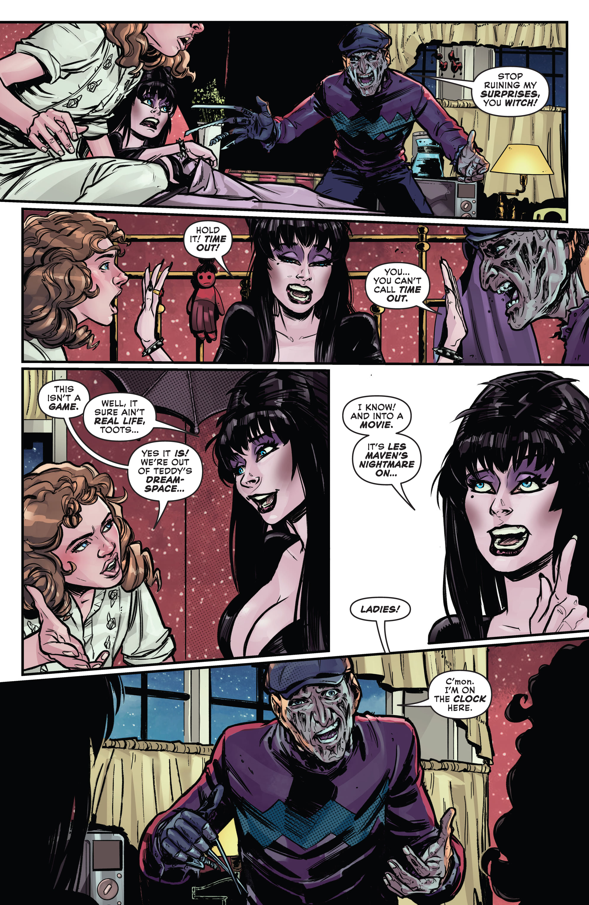 Read online Elvira in Horrorland comic -  Issue #4 - 9