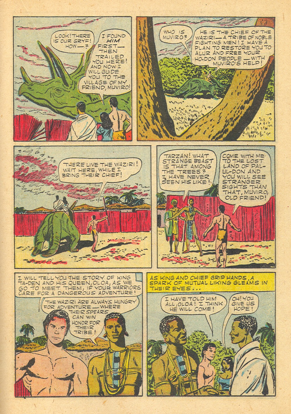 Read online Tarzan (1948) comic -  Issue #24 - 31