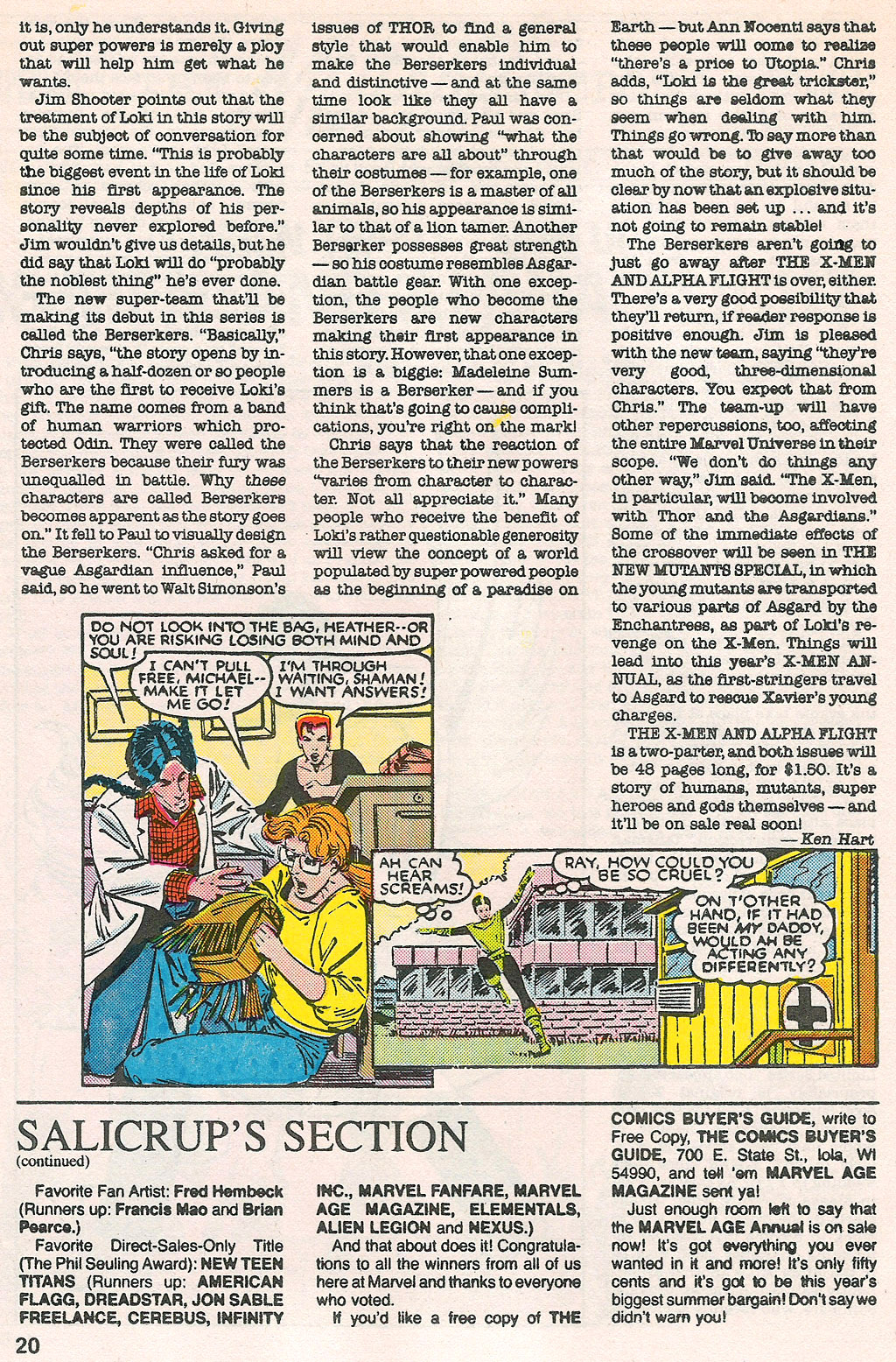 Read online Marvel Age comic -  Issue #32 - 21