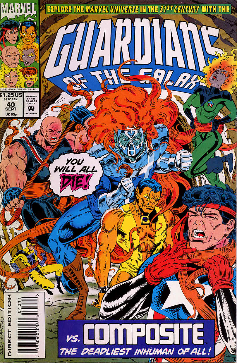 Read online Guardians of the Galaxy (1990) comic -  Issue #40 - 1