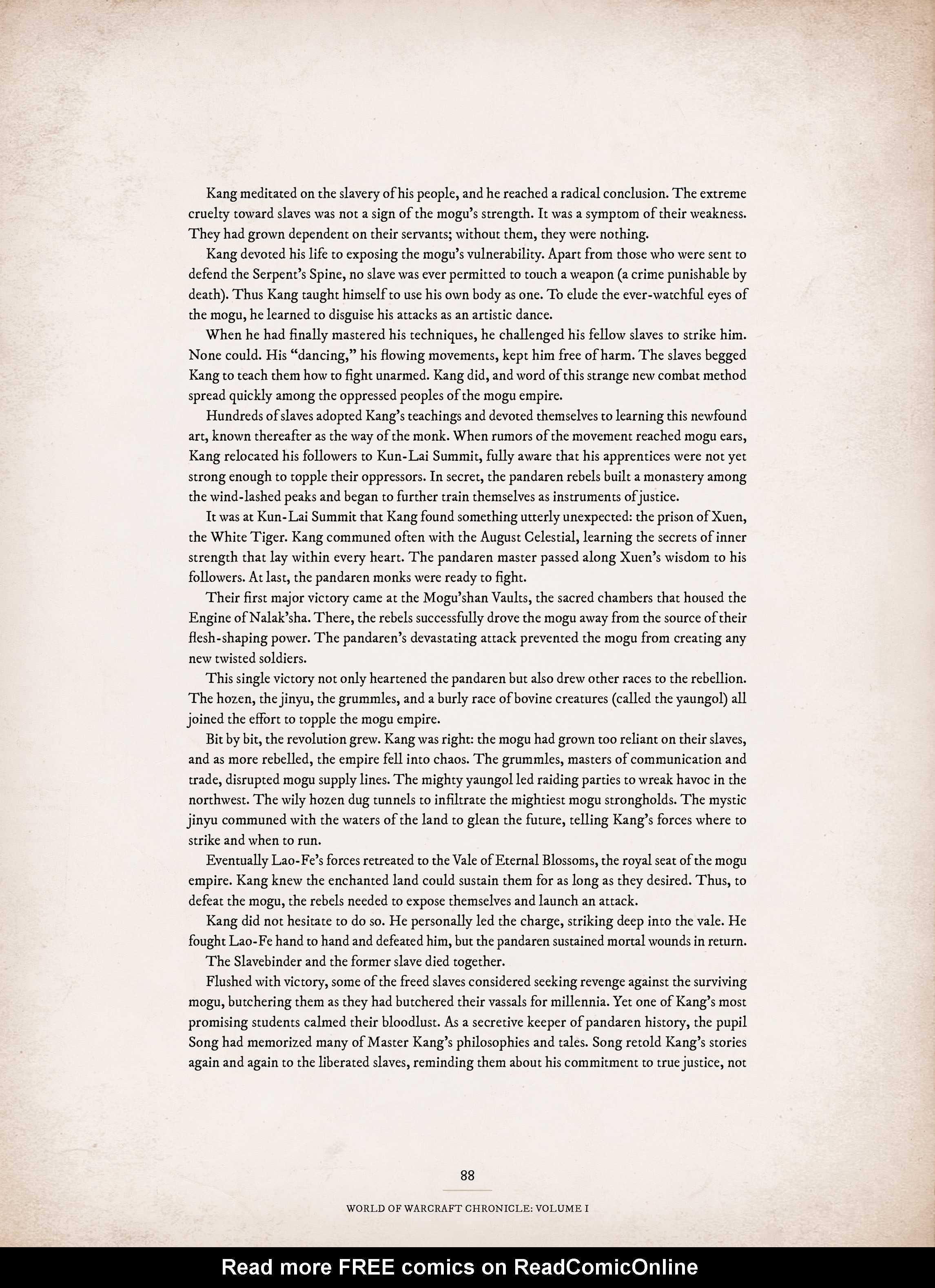 Read online World of Warcraft Chronicle Vol. 1 comic -  Issue # Full - 85